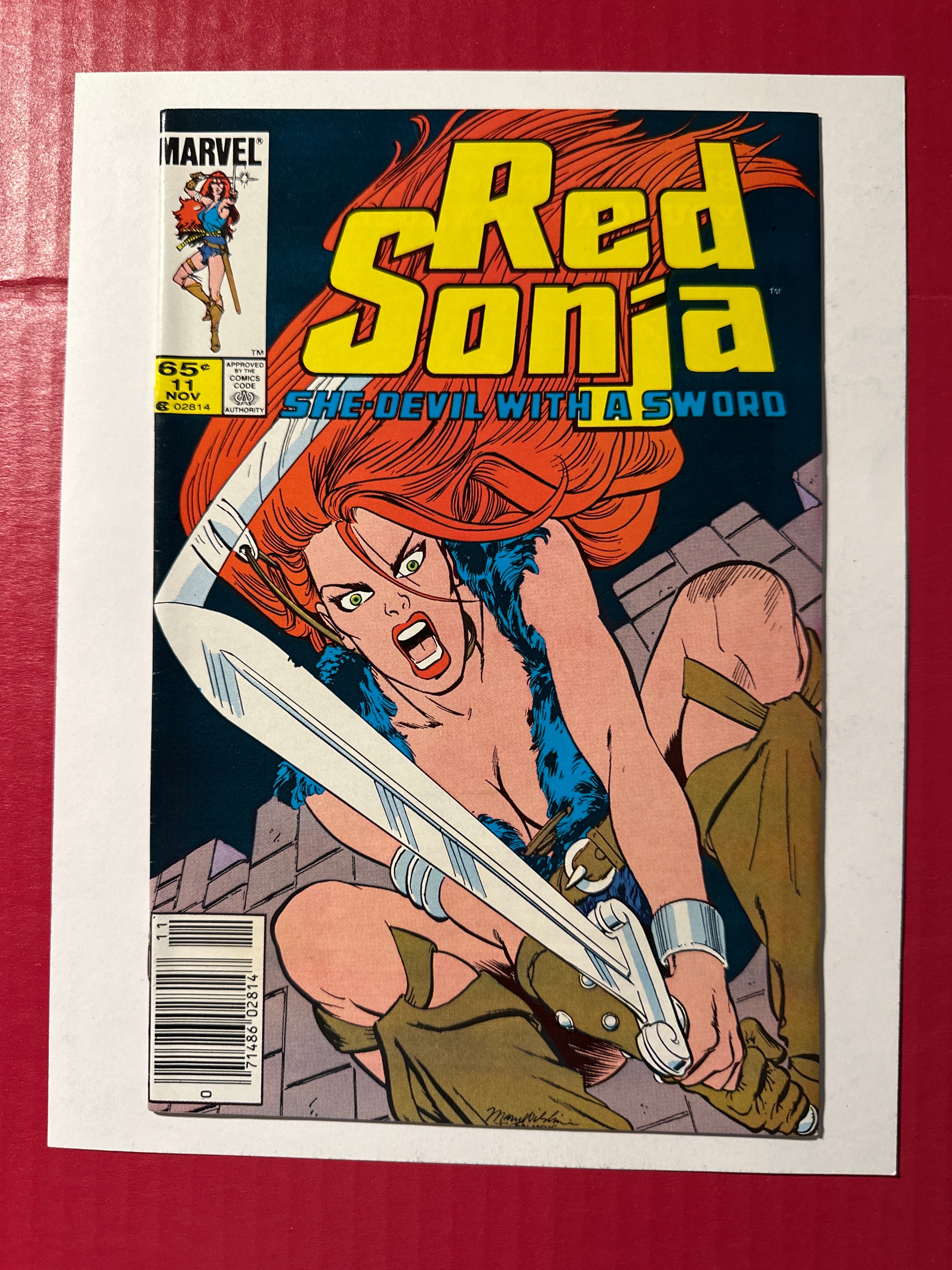 Red Sonja, Vol. 3 #11B (Marvel Comics 1985) Newstand Edition by Ugly Monkey Comics