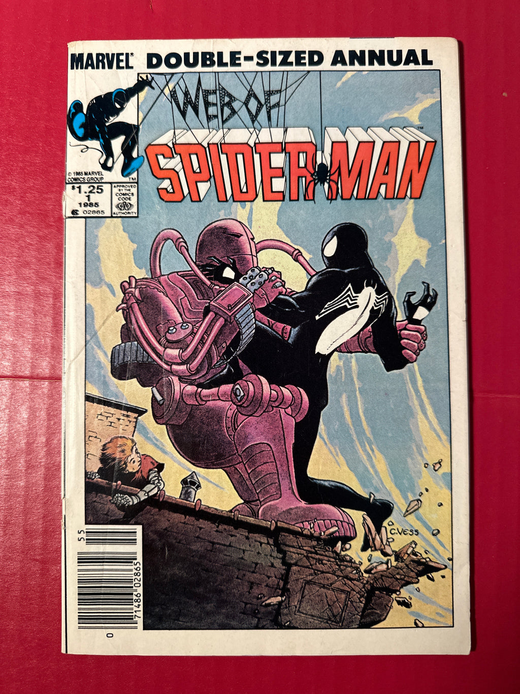 Web of Spider-Man, Vol. 1 Annual #1 (Marvel Comics 1985) Newsstand Edition by Ugly Monkey Comics