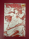 Vampirella, Vol. 1 #1 (Dynamite Entertainment 2010) Blood Red VIP Edition Wrap Cover by Ugly Monkey Comics