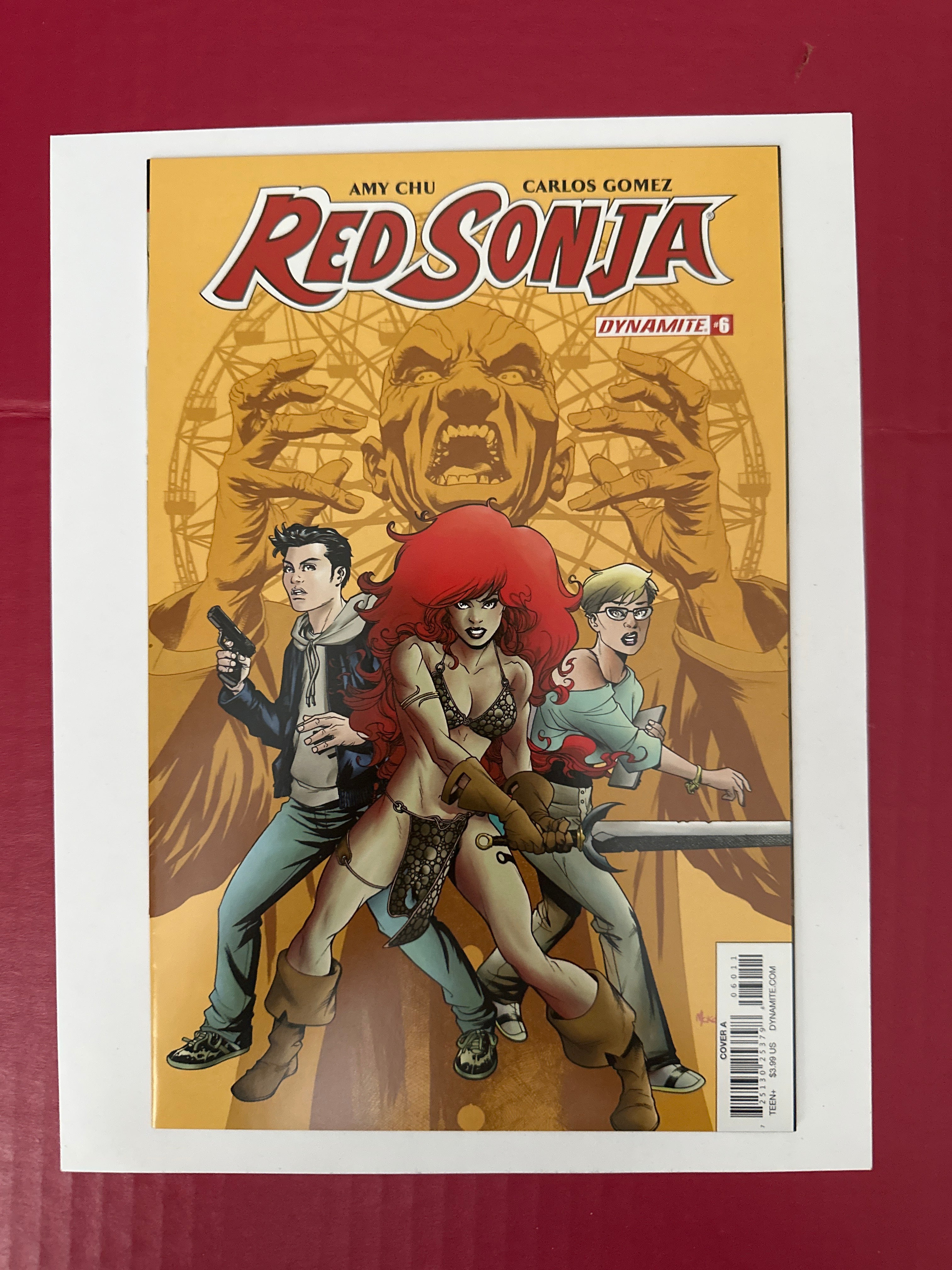 Red Sonja, Vol. 4 #6A (Dynamite Entertainment 2017) Regular Mike McKone Cover by Ugly Monkey Comics