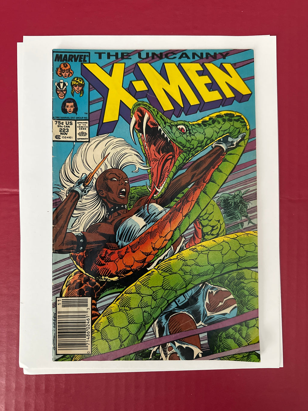 The Uncanny X-Men, Vol. 1 #223 (Marvel Comics 1987) Newsstand Edition by Ugly Monkey Comics
