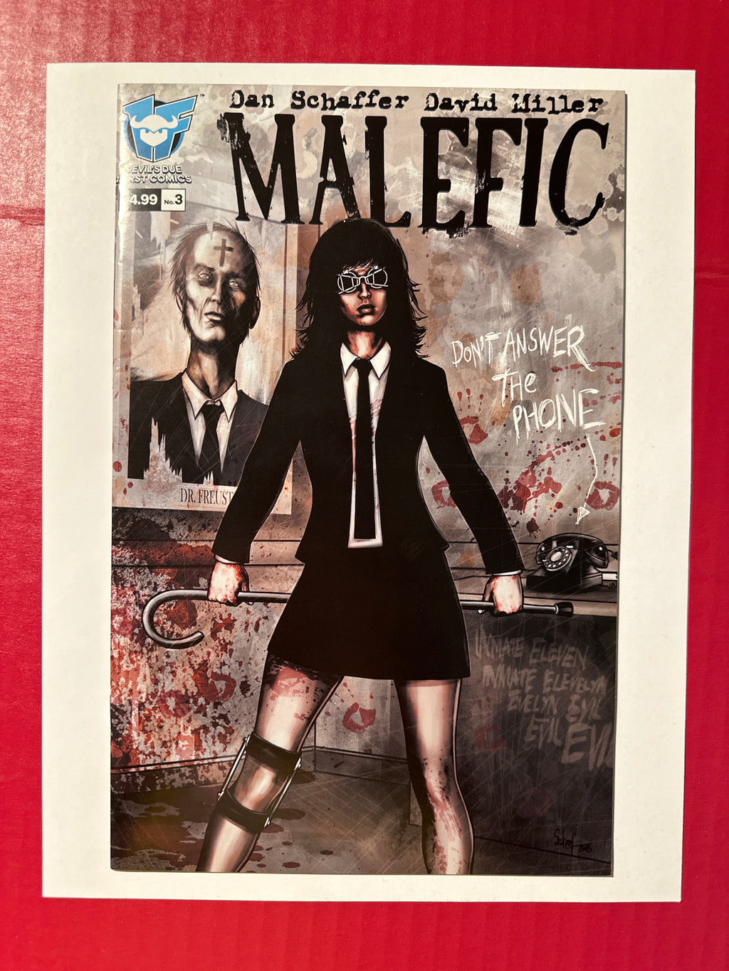 Malefic #3 (Devil's Due Publishing 2017) by Ugly Monkey Comics