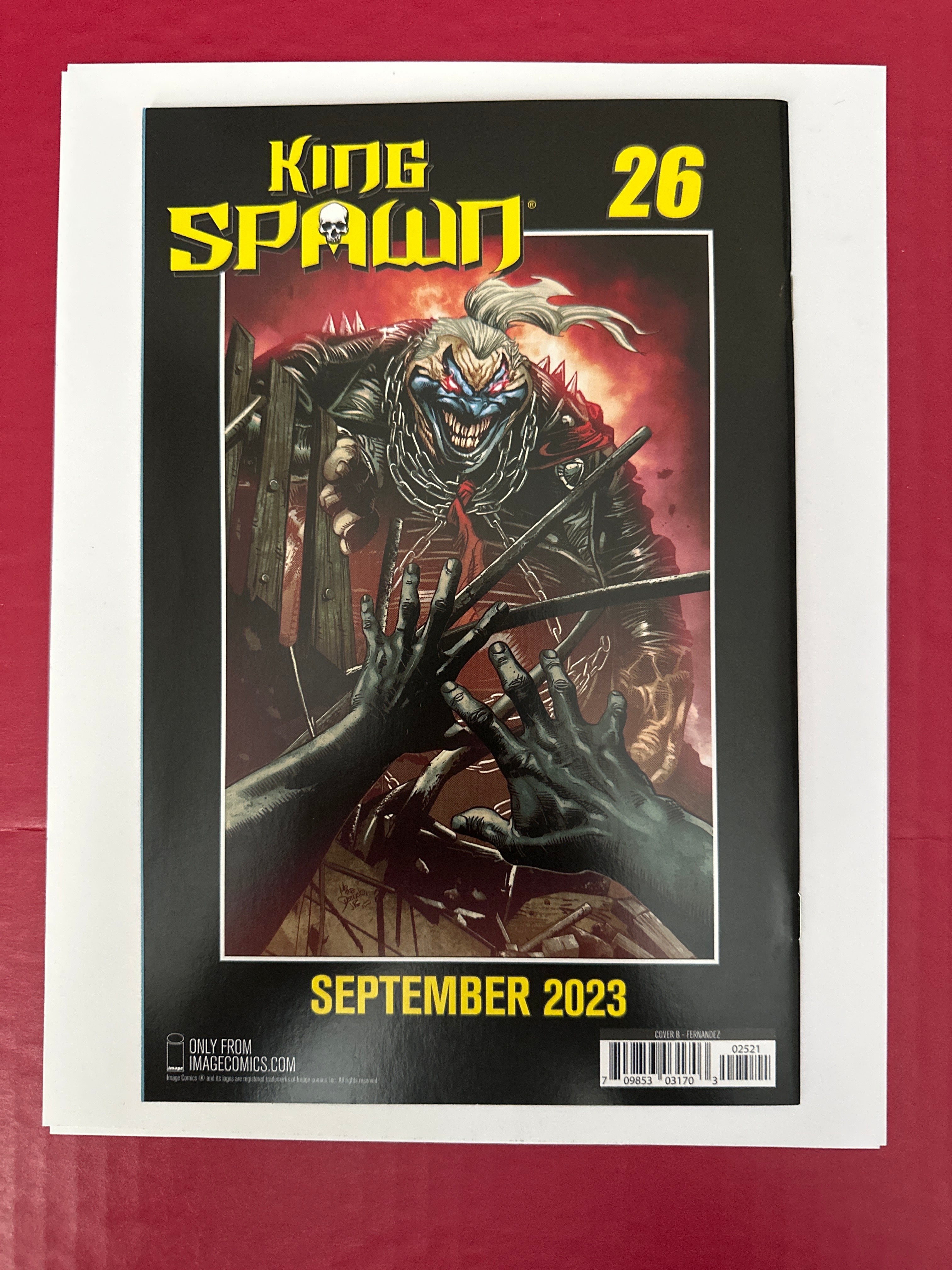 King Spawn #25B (2023) by Ugly Monkey Comics