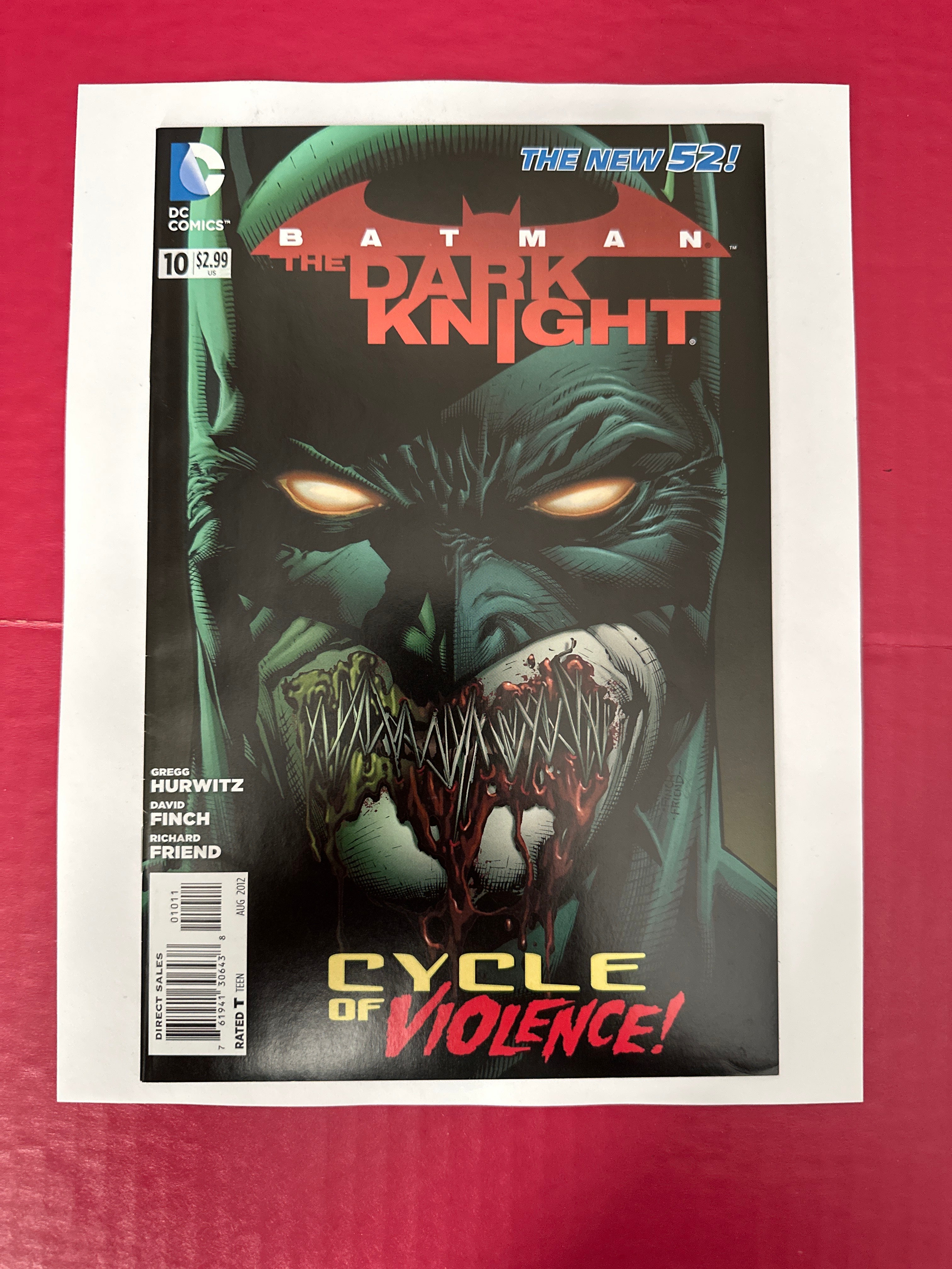 Batman: The Dark Knight, Vol. 2 #10A (DC Comics 2012) David Finch by Ugly Monkey Comics