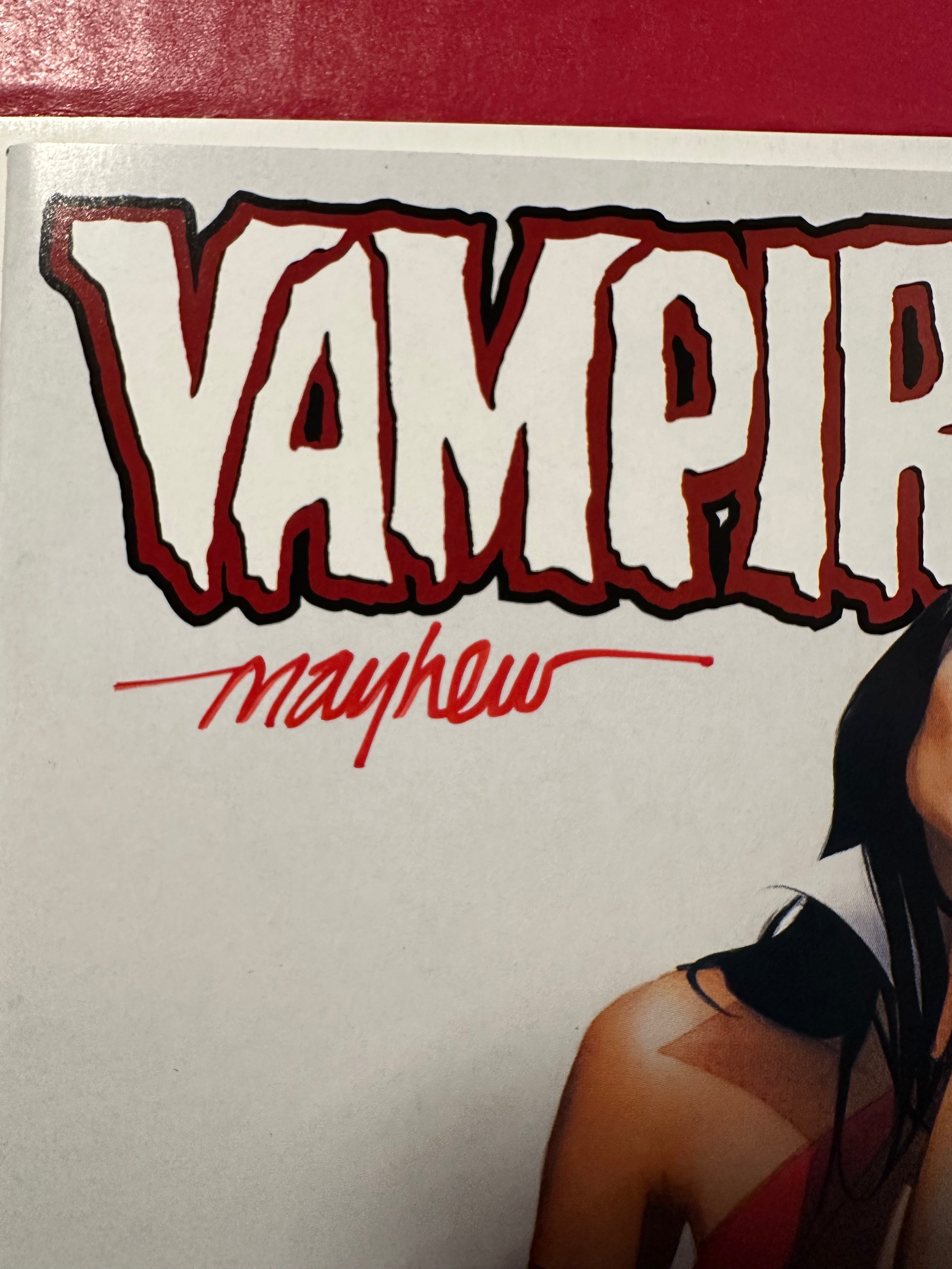 Vampirella, Vol. 3 #11 (2022) Signed by Cover Artist Mike Mayhew by Ugly Monkey Comics