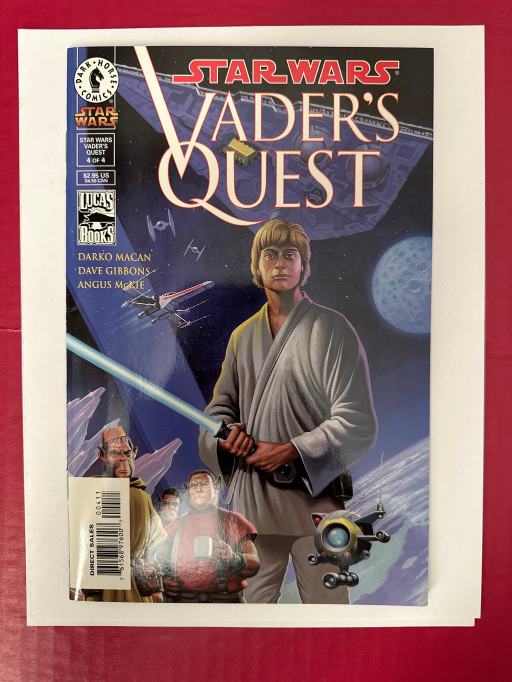 Star Wars Vader Quest 4A Dark Horse Comics 1999 Collectible Comic by Ugly Monkey Comics