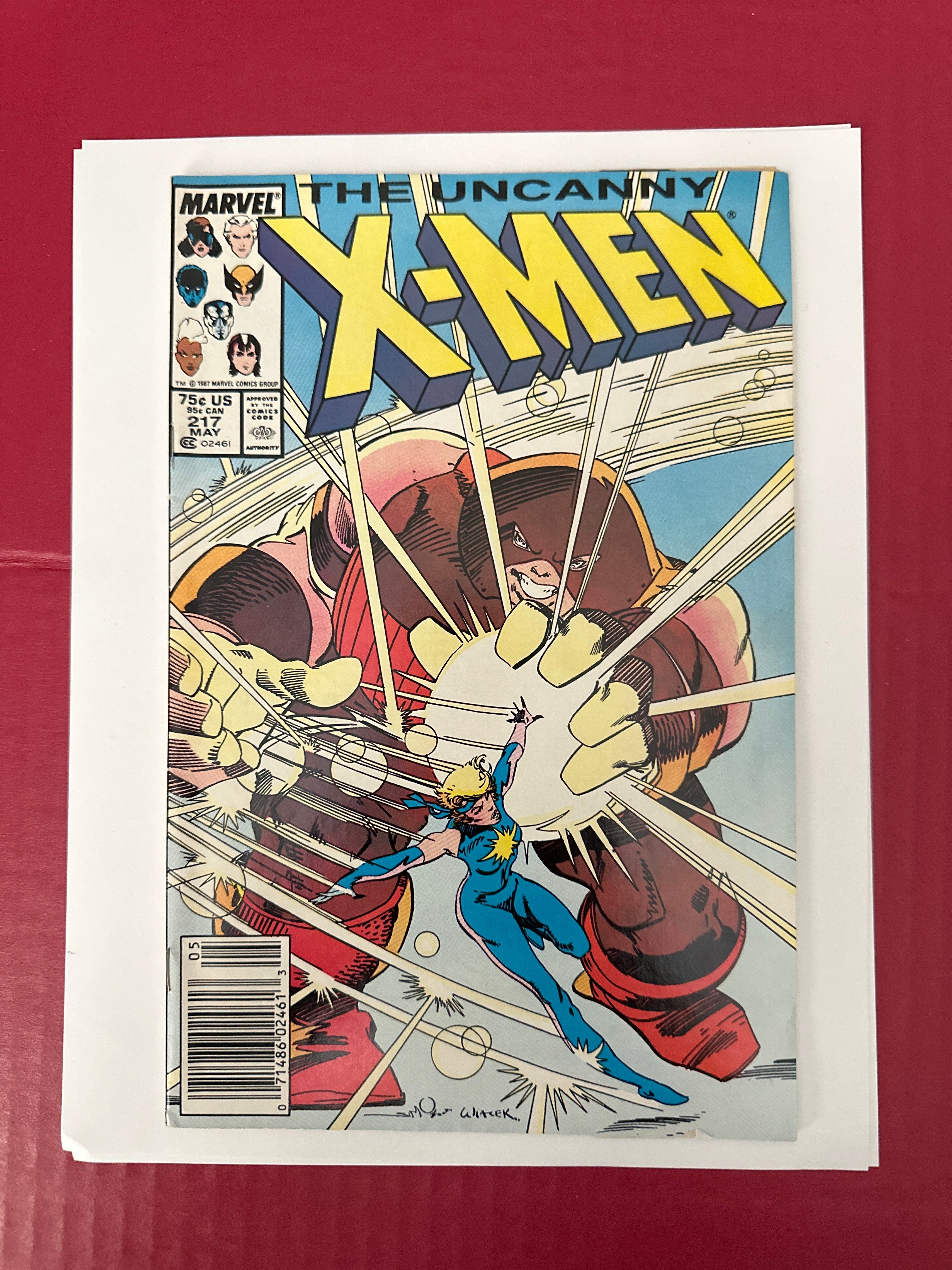 The Uncanny X-Men, Vol. 1 #217 (Marvel Comics 1987) Newsstand Edition by Ugly Monkey Comics