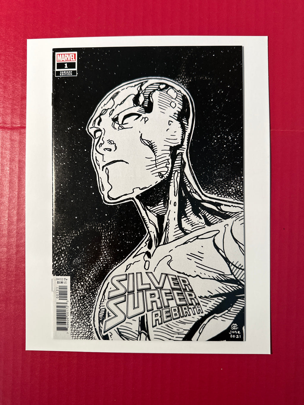 Silver Surfer: Rebirth #1 (Marvel Comics 2022) Jim Cheung Sketch Variant by Ugly Monkey Comics