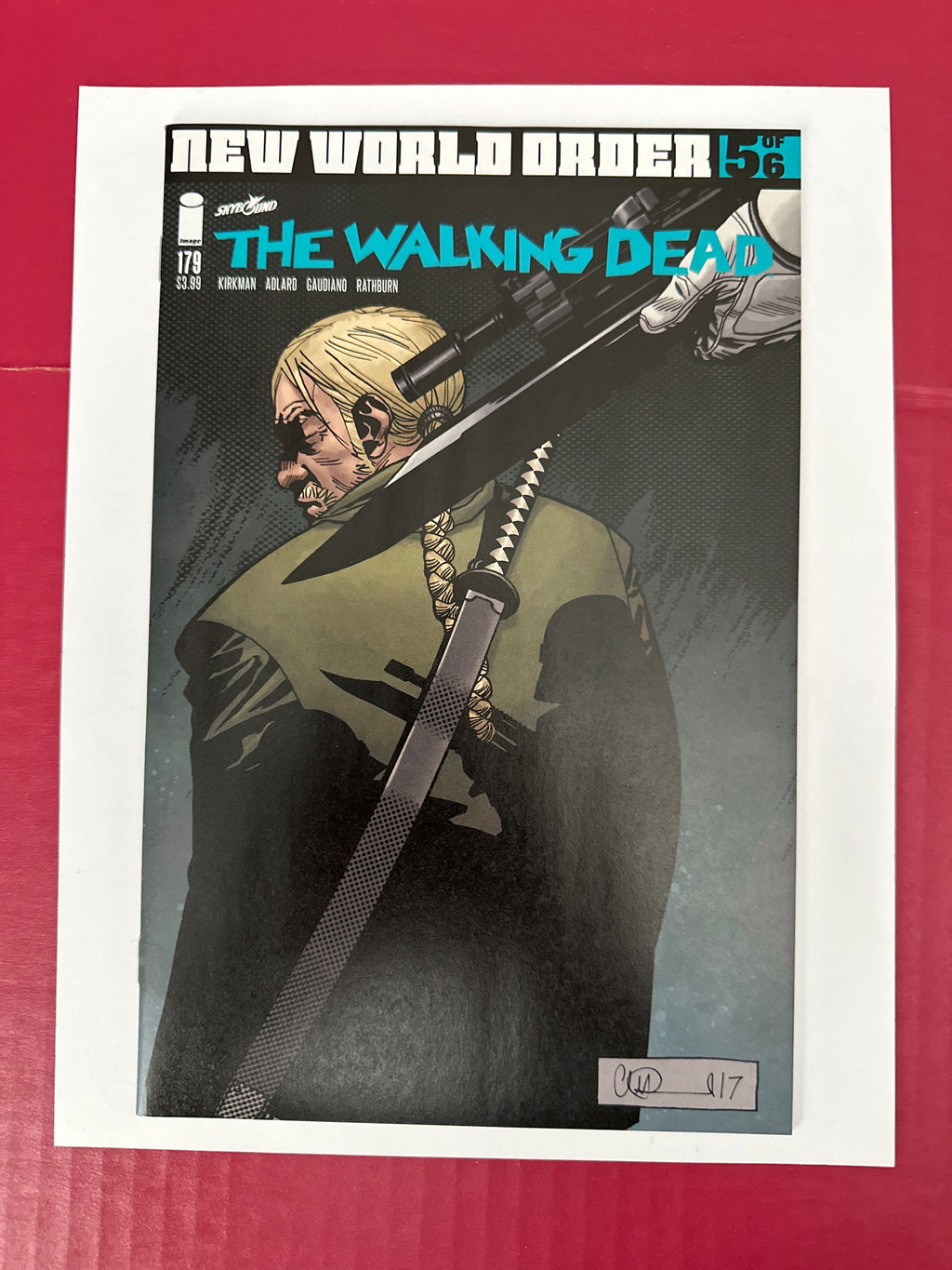 The Walking Dead #179 (Image Comics 2018) Charlie Adlard & Dave Stewart Cover by Ugly Monkey Comics