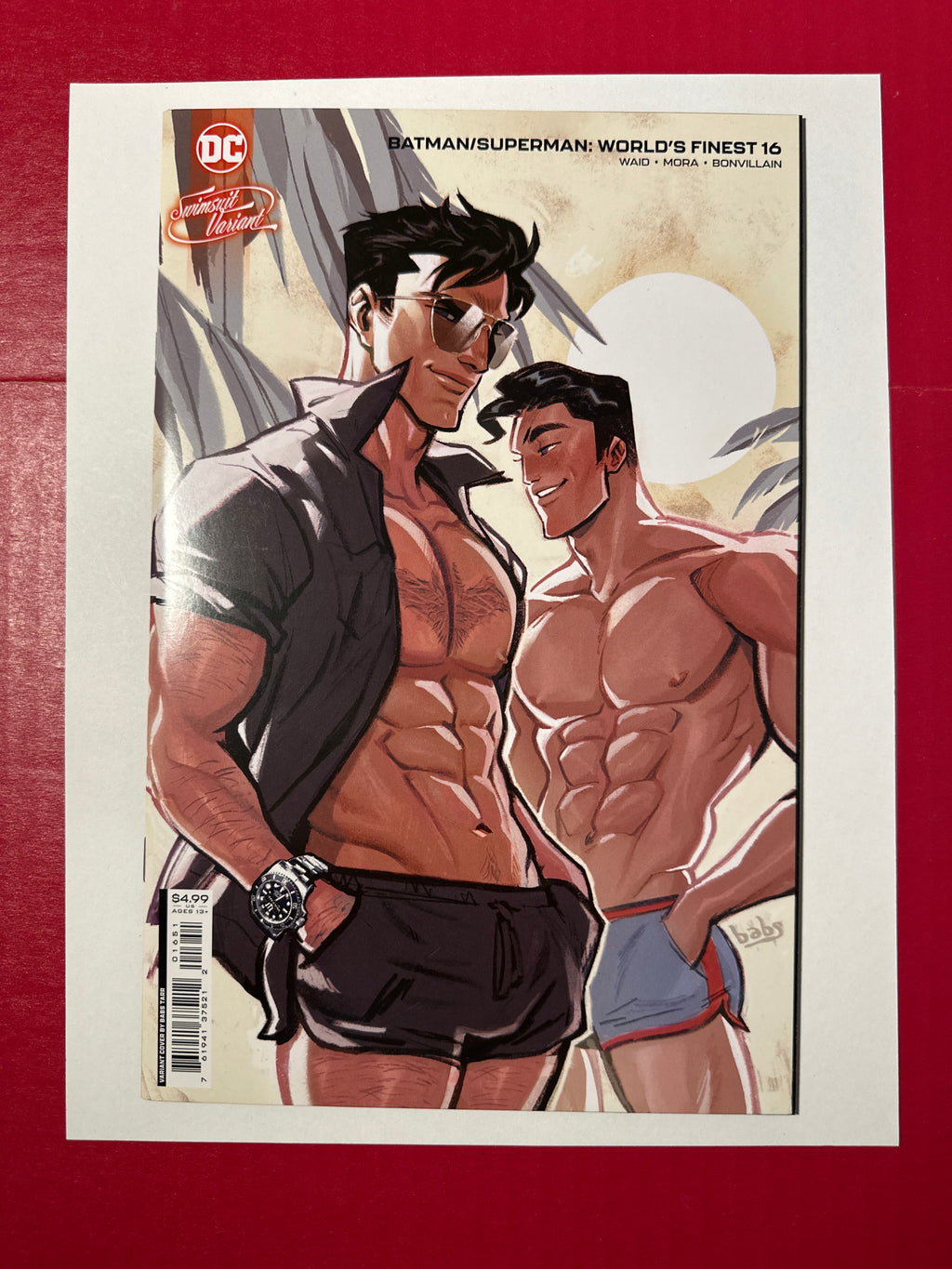 Batman / Superman World's Finest #16 (DC Comics 2023) Babs Tarr Swimsuit Variant by Ugly Monkey Comics