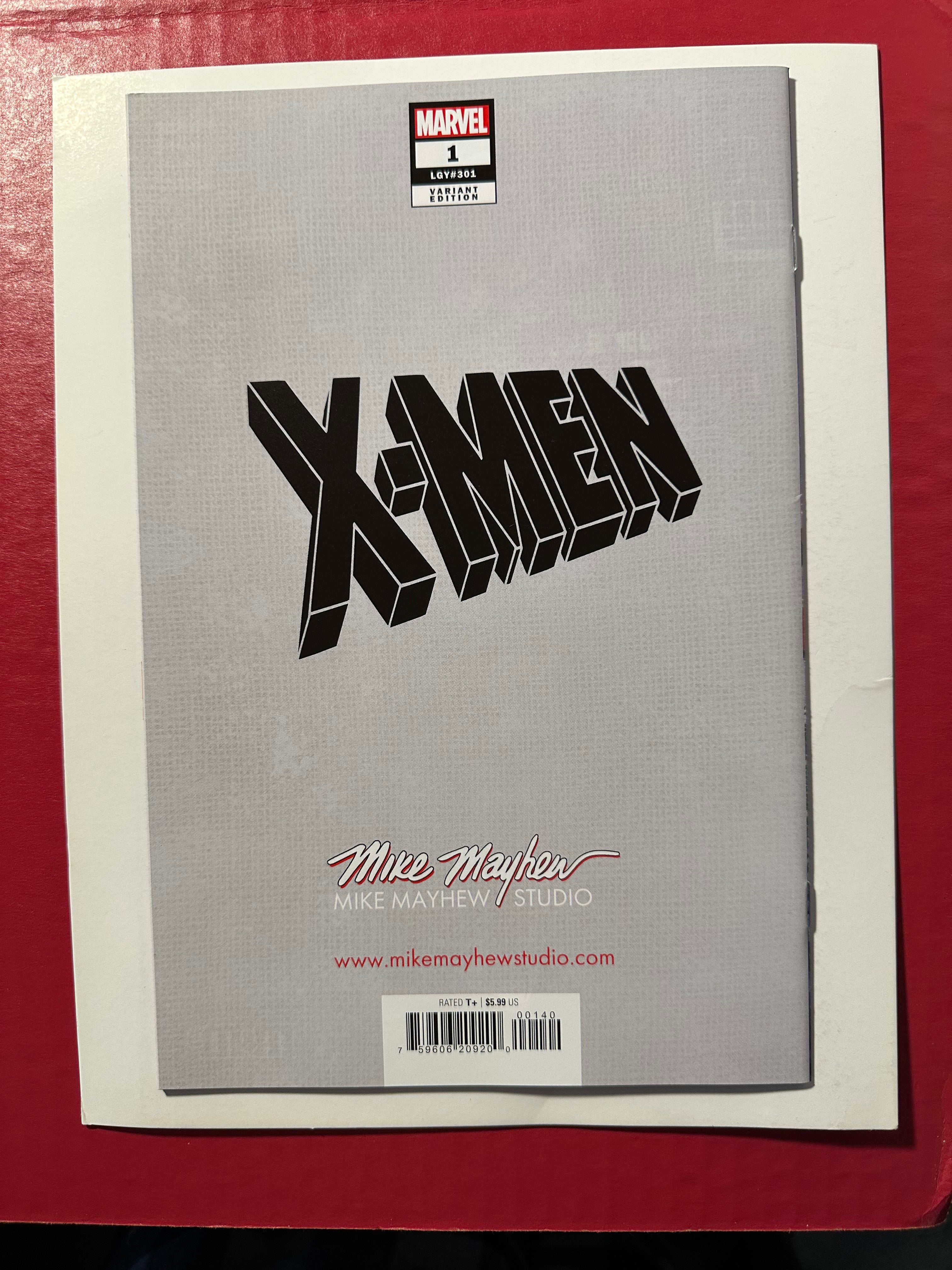 X-Men, Vol. 6 #1AK (2024) Signed Mike Mayhew Exclusive Virgin Variant