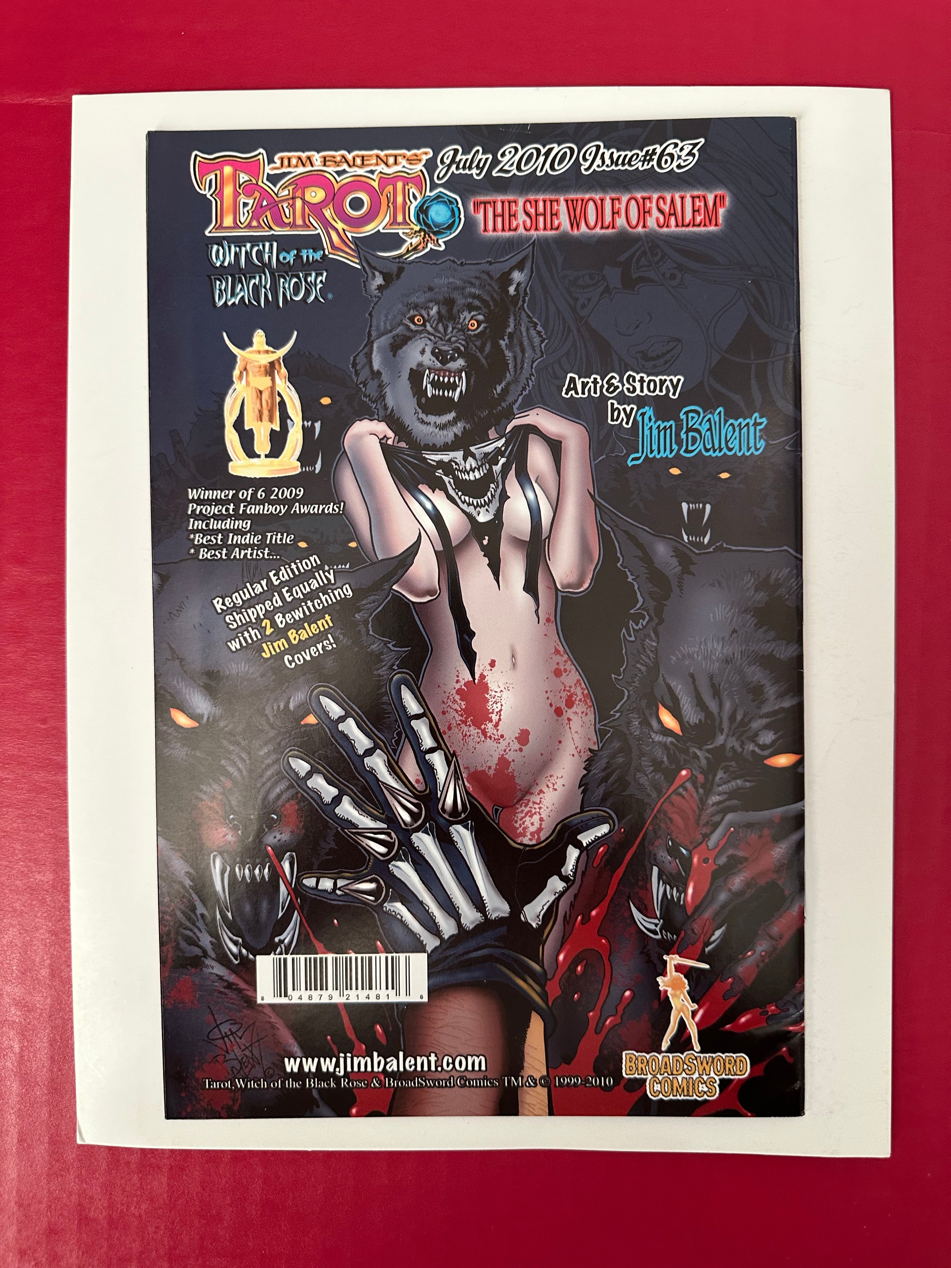 Tarot: Witch of the Black Rose #62A (2010) by Ugly Monkey Comics