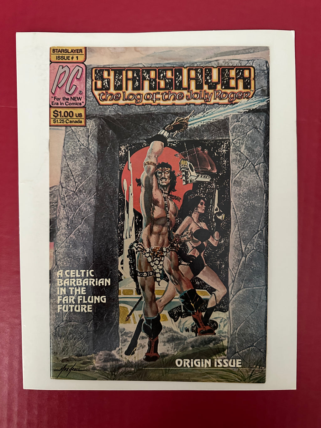 Starslayer, Vol. 1 #1 (1982) KEY Origin & 1st app. Starslayer by Ugly Monkey Comics