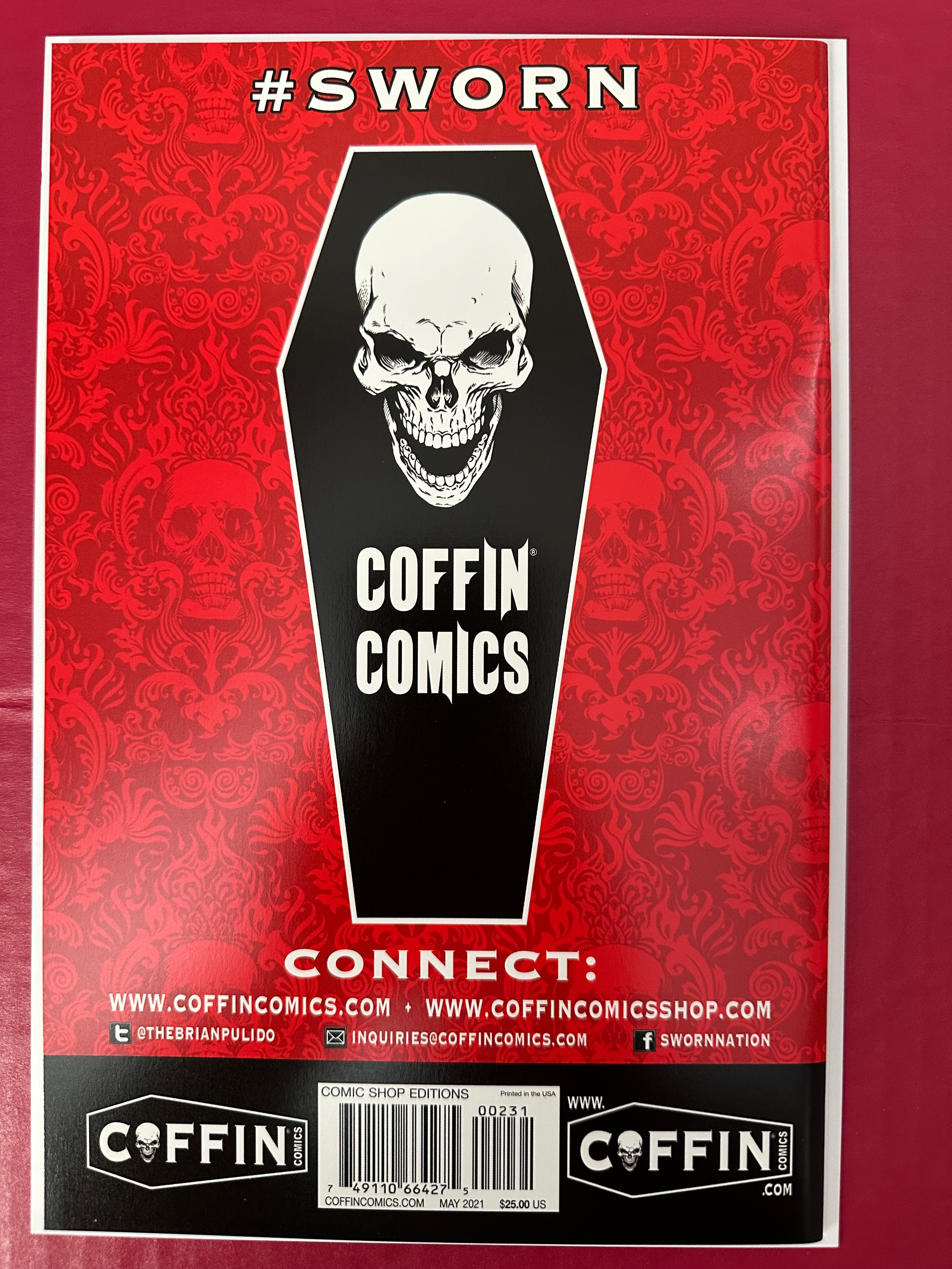 Lady Death: Malevolent Decimation #2 (2021) Dan Mendoza Premium Foil Variant Signed by Dan Mendoza