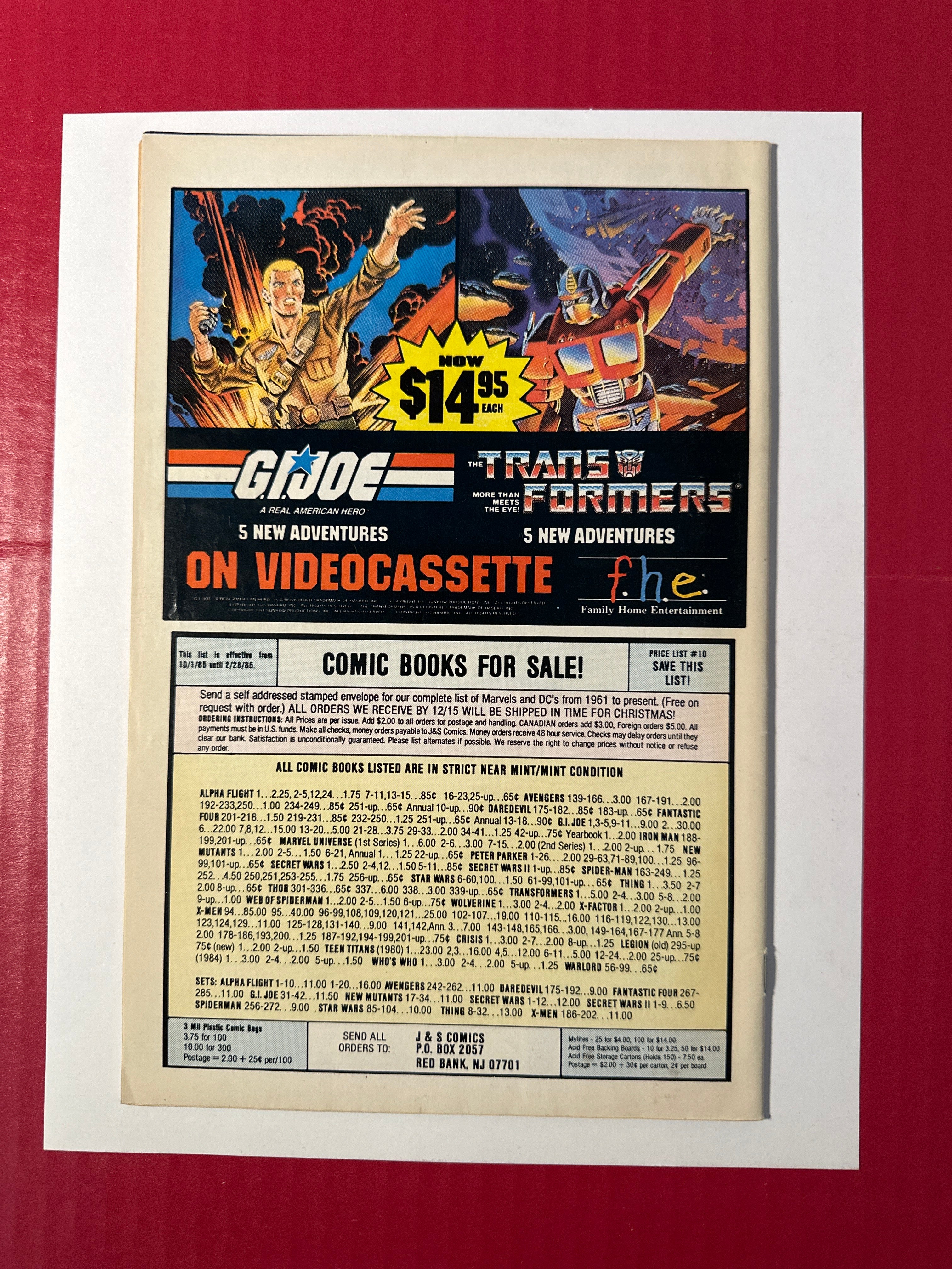 The Uncanny X-Men, Vol. 1 #202 (Marvel Comics 1985) Direct Edition by Ugly Monkey Comics