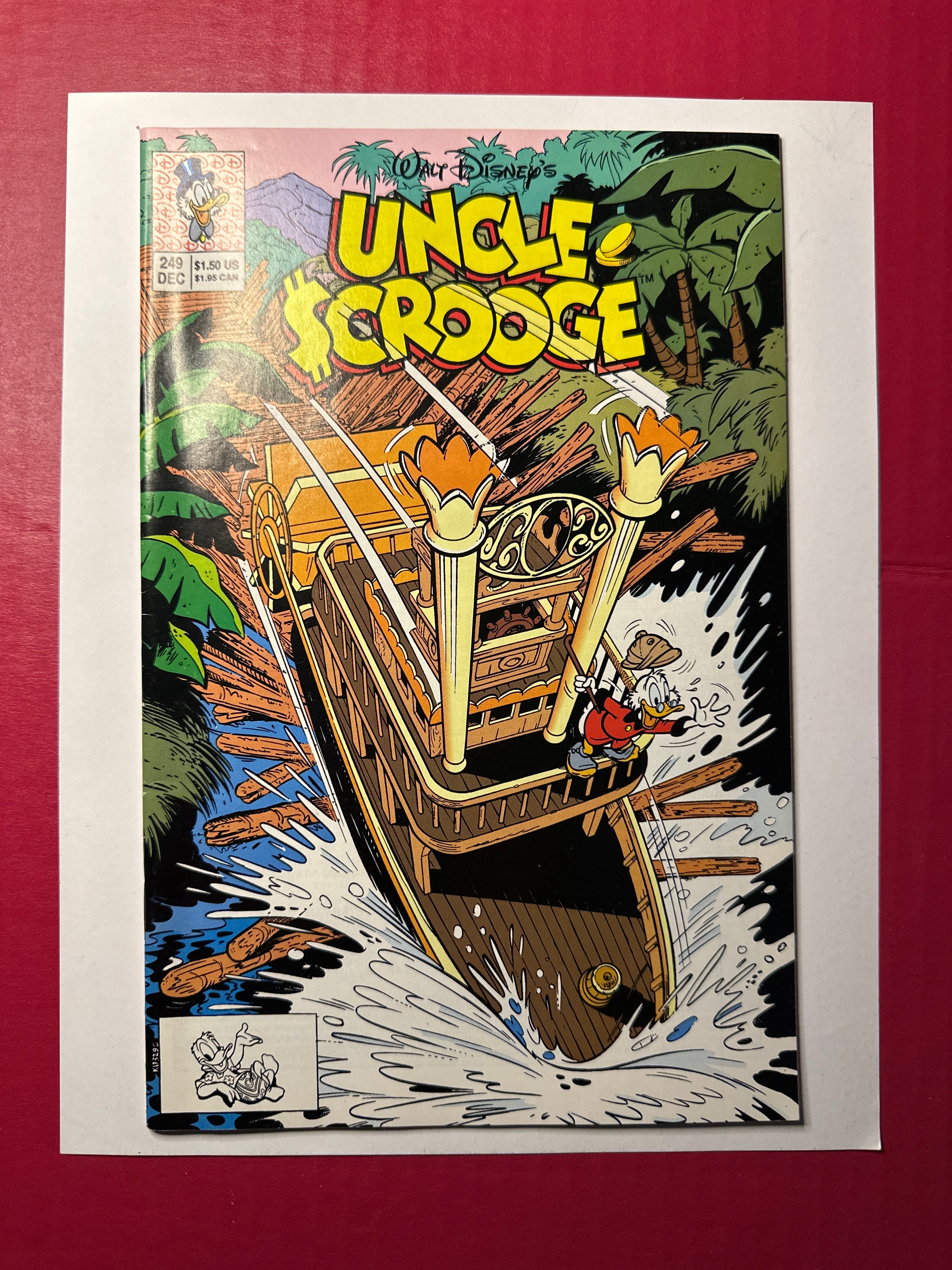 Walt Disney's Uncle Scrooge #249 (Western Publishing Co. 1990) Direct Edition by Ugly Monkey Comics