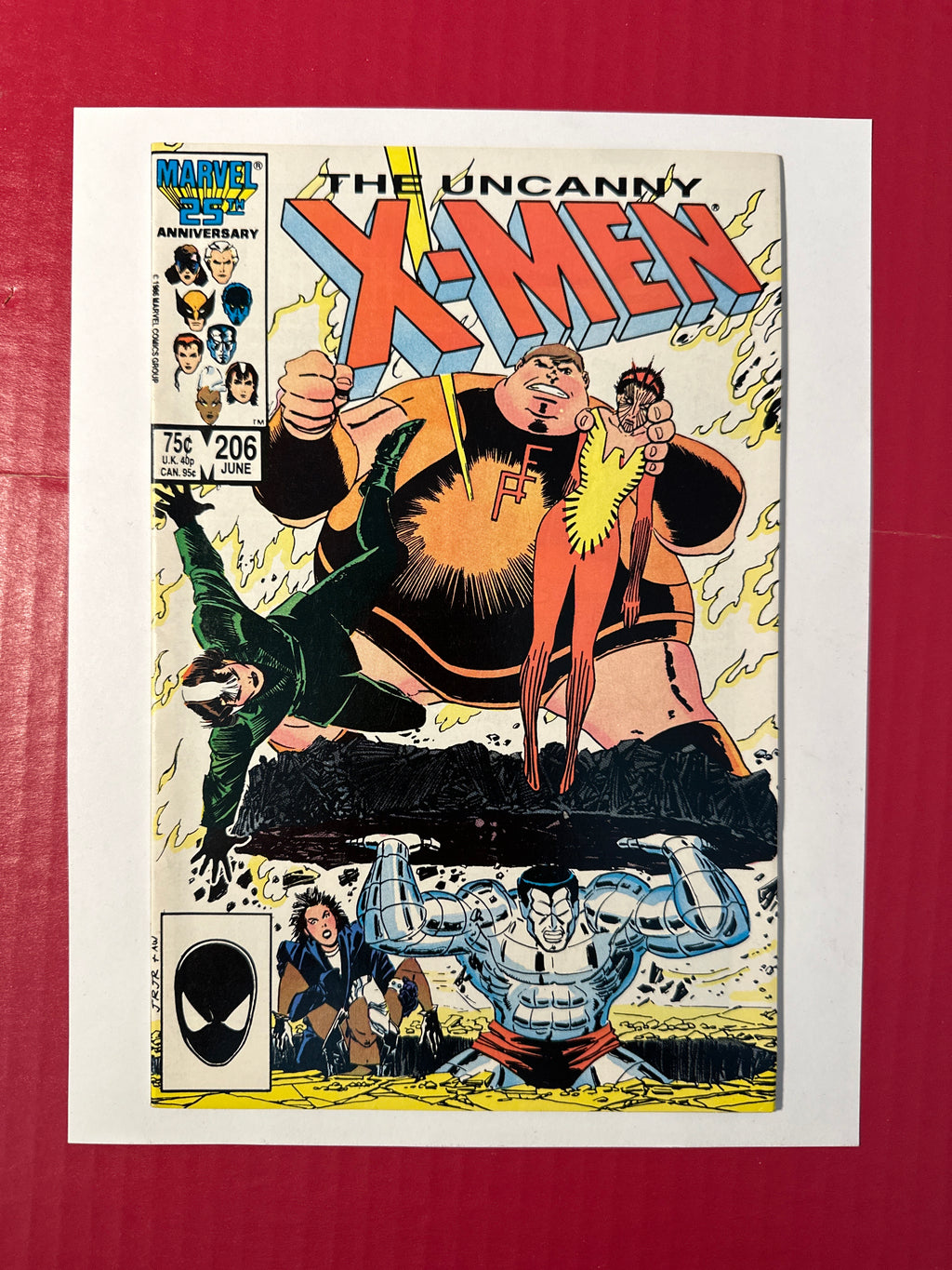 The Uncanny X-Men, Vol. 1 #206 (Marvel Comics 1986) Direct Edition by Ugly Monkey Comics