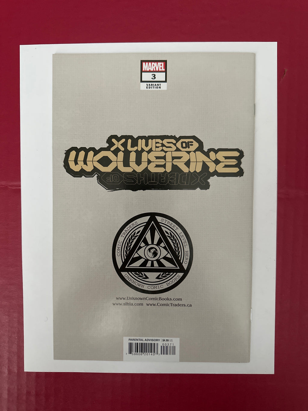 X Lives of Wolverine #3 (Marvel Comics 2022) Exclusive Alan Quah Trade Dress Variant by Ugly Monkey Comics