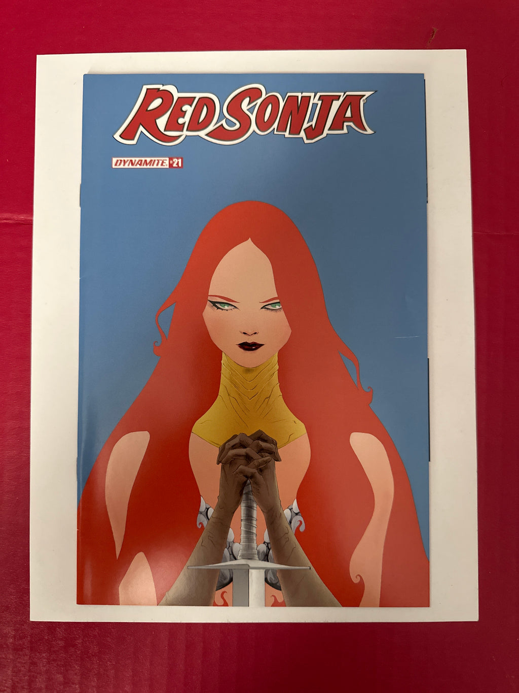 Red Sonja, Vol. 5 #21A (Dynamite Entertainment 2020) Jae Lee Cover by Ugly Monkey Comics