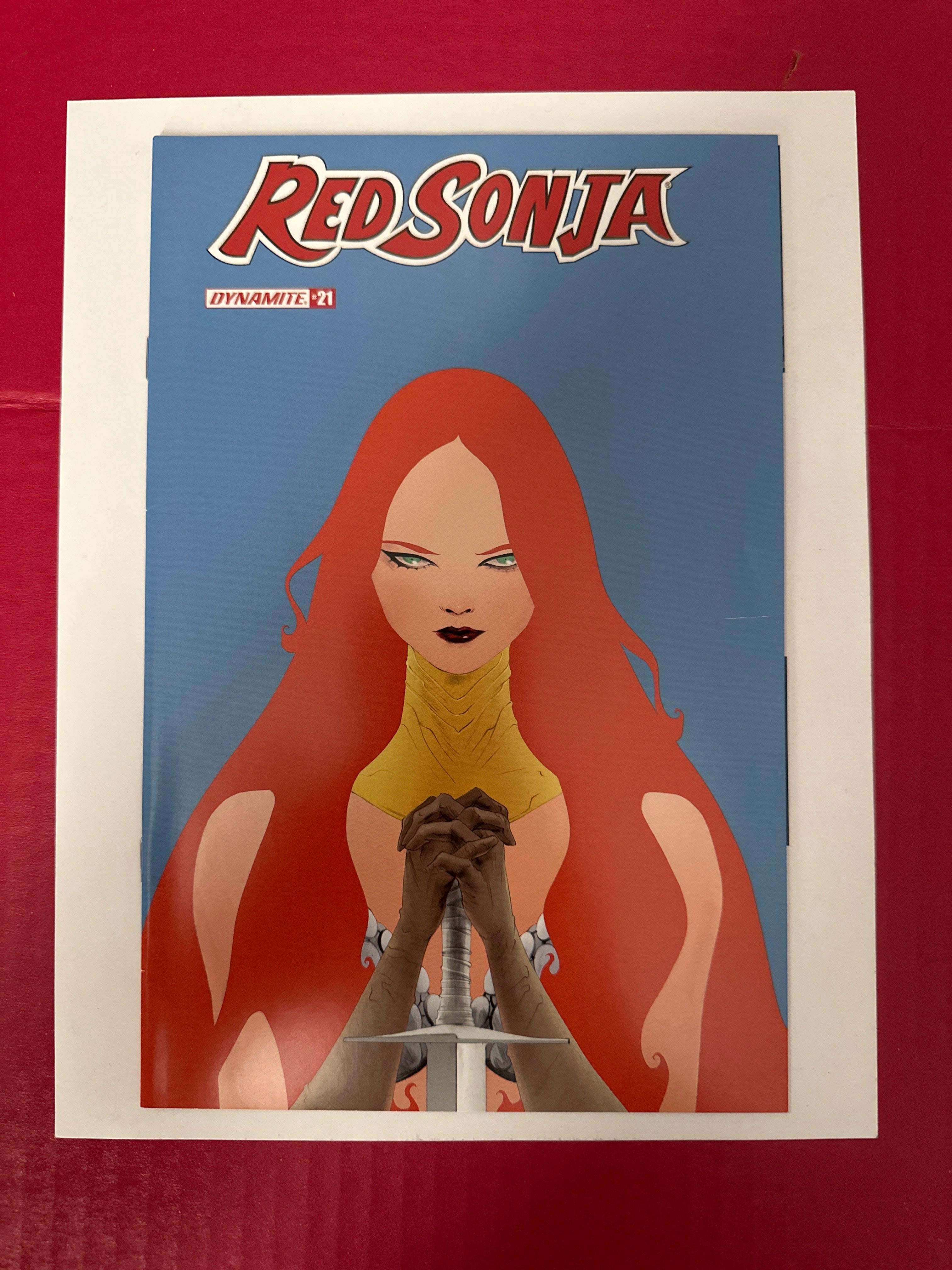 Red Sonja, Vol. 5 #21A (Dynamite Entertainment 2020) Jae Lee Cover by Ugly Monkey Comics