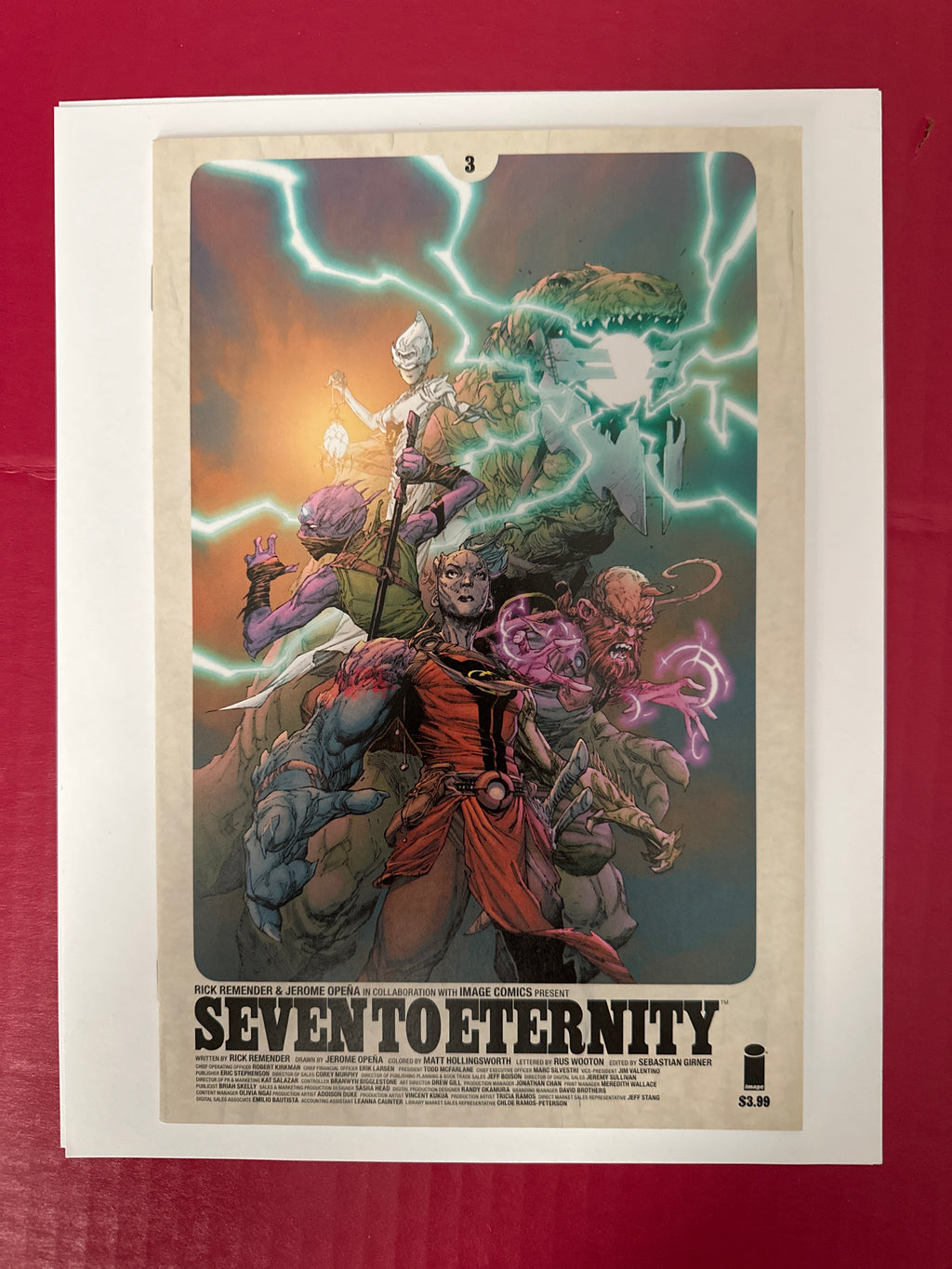 Seven To Eternity #3A (Image Comics 2016) by Ugly Monkey Comics