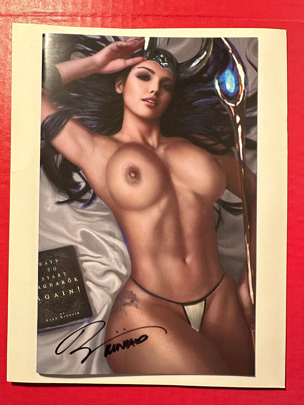 Con Artists #1 (2021) Lady Loki Toppless Naughty Virgin Variant Signed by Ryan Kincaid by Ugly Monkey Comics
