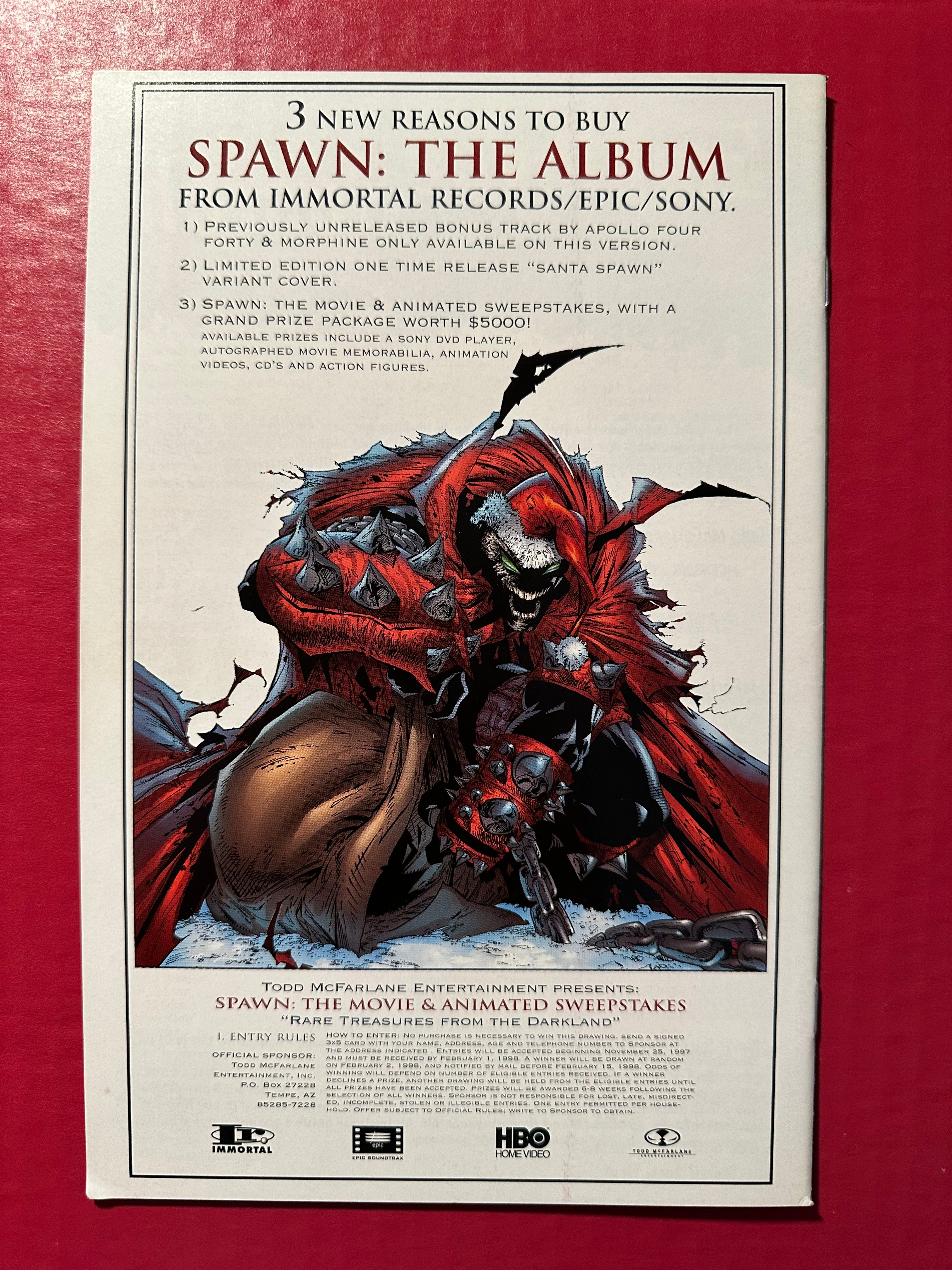 Spawn #69A (1998) by Ugly Monkey Comics