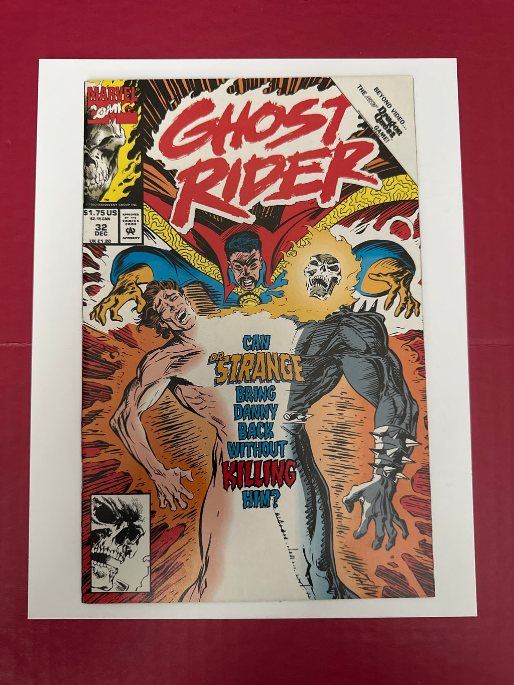 Ghost Rider, Vol. 2 (1990-1998) #32A (Marvel Comics 1992) by Ugly Monkey Comics