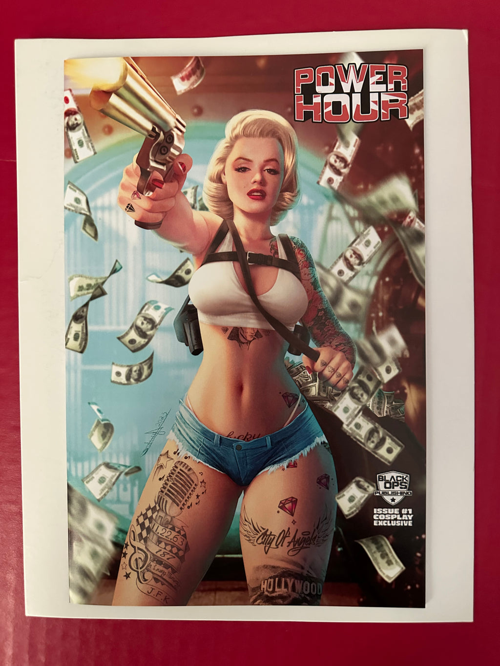 Power Hour #1EW (2022) Marilyn Monroe Gangster Sydney Augusto Exclusive Variant by Ugly Monkey Comics