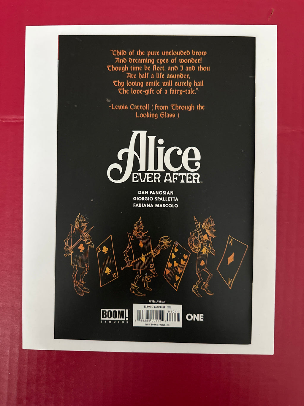 Alice Ever After #1D (Boom! Studios 2022) J. Scott Campbell Variant by Ugly Monkey Comics