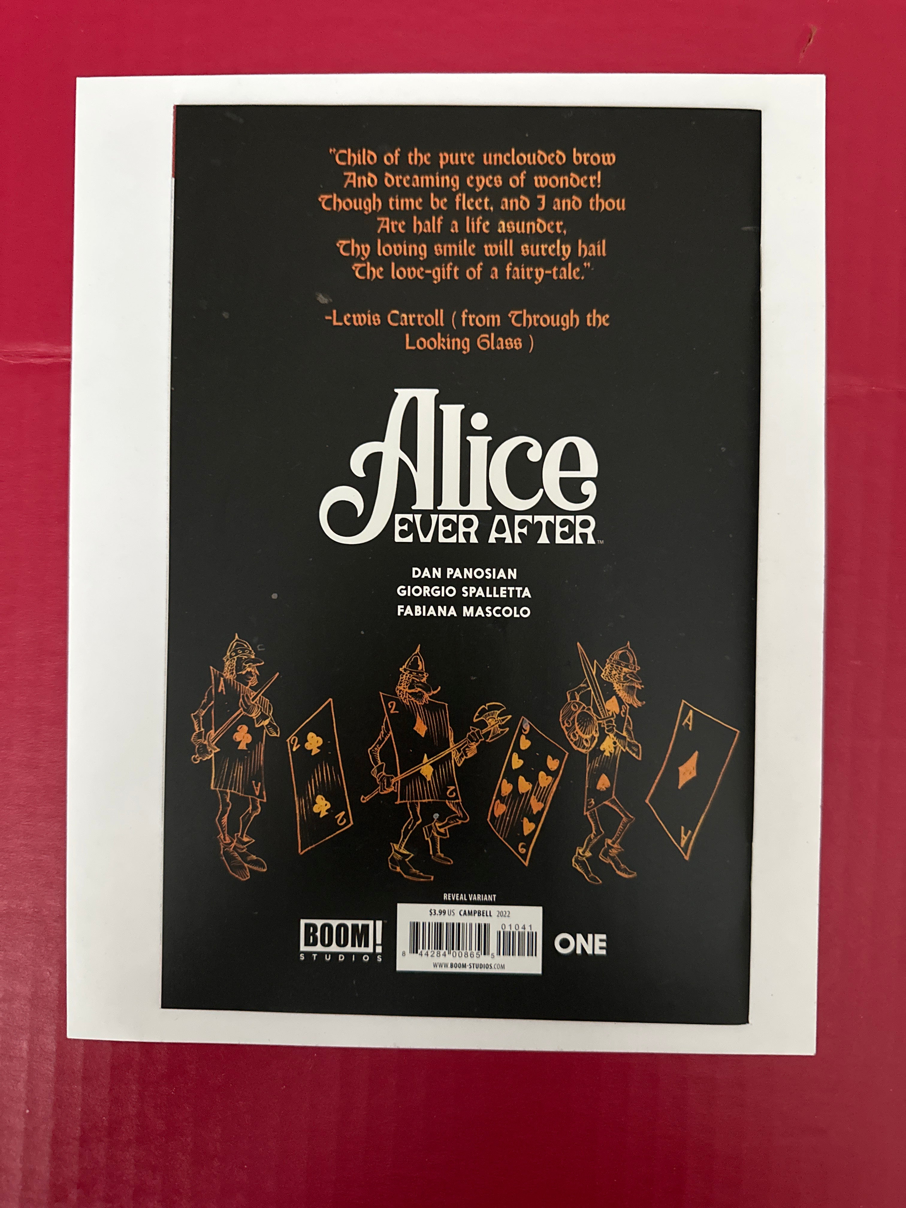 Alice Ever After #1D (Boom! Studios 2022) J. Scott Campbell Variant by Ugly Monkey Comics