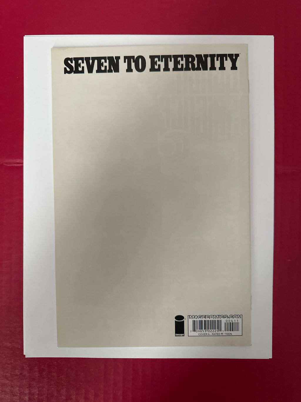 Seven To Eternity #4A (Image Comics 2016) by Ugly Monkey Comics