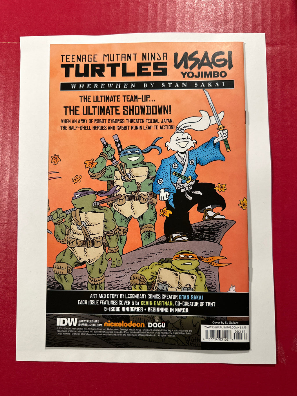 TMNT: The Last Ronin - The Lost Years #2A (IDW Publishing 2023) by Ugly Monkey Comics