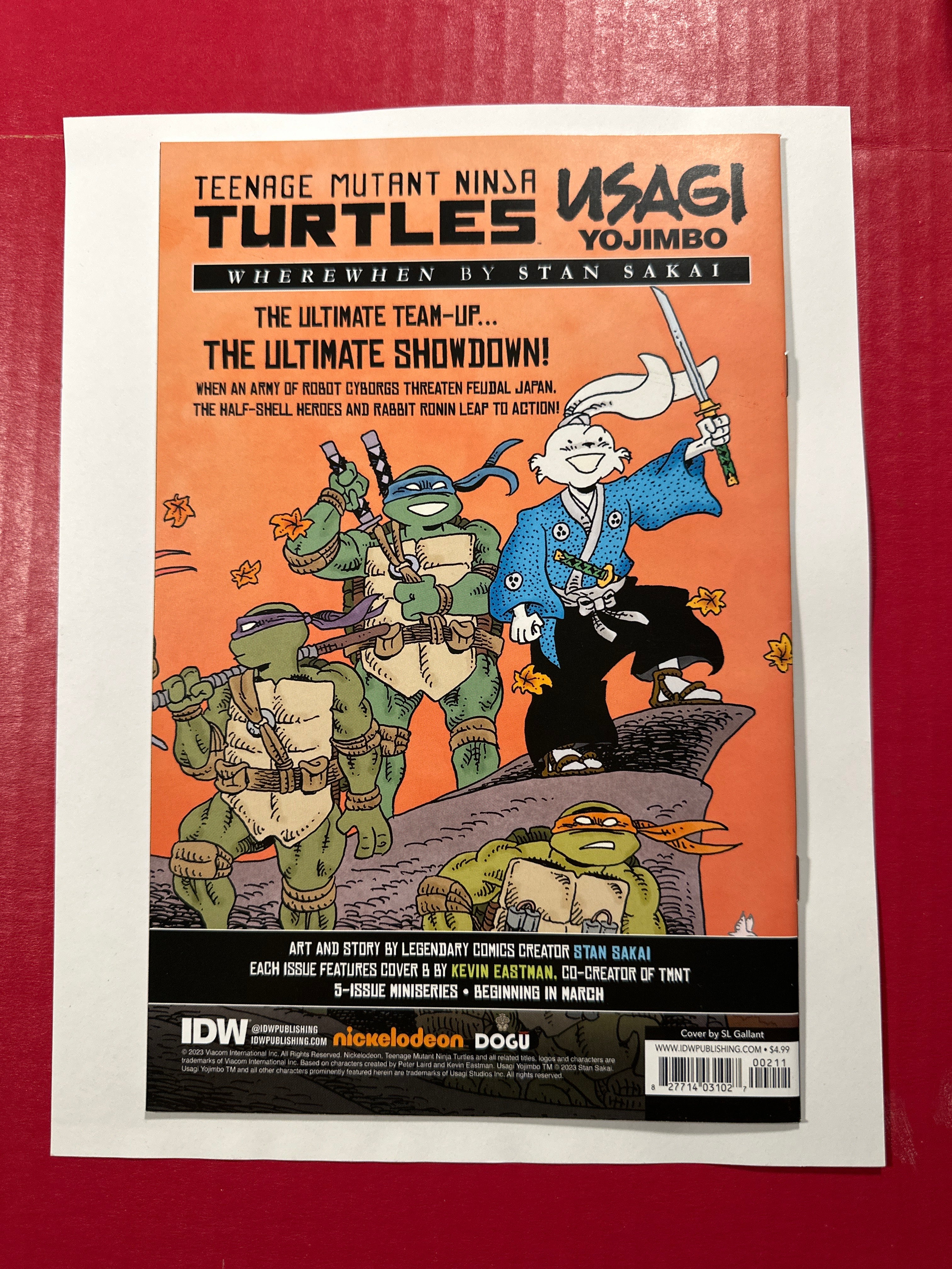 TMNT: The Last Ronin - The Lost Years #2A (IDW Publishing 2023) by Ugly Monkey Comics