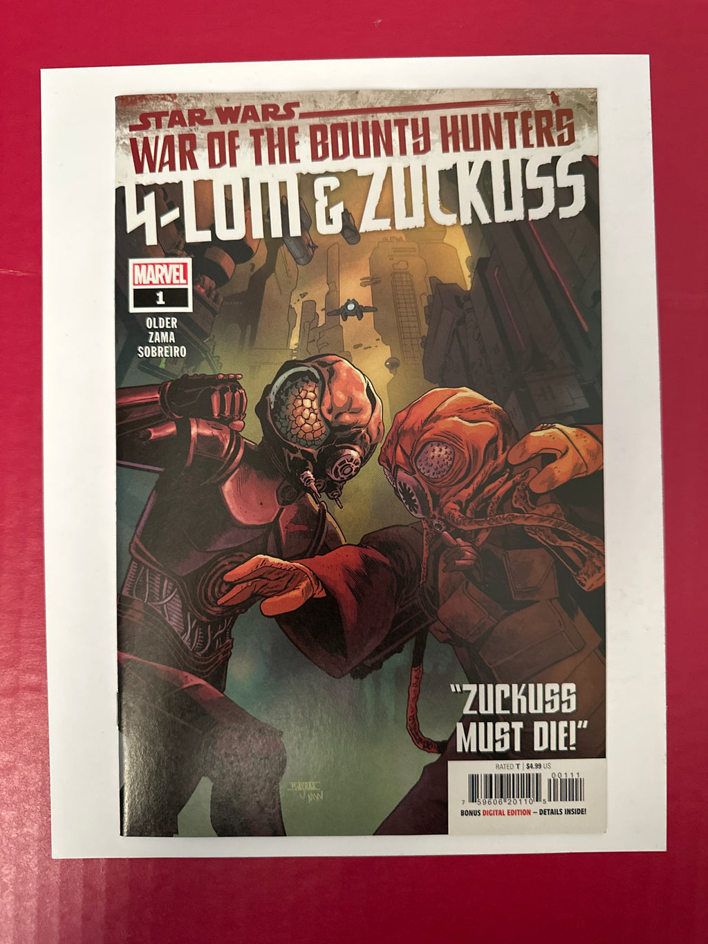 Star Wars War of the Bounty Hunters 4Lom and Zuckuss #1A Marvel Comics 2021 by Ugly Monkey Comics
