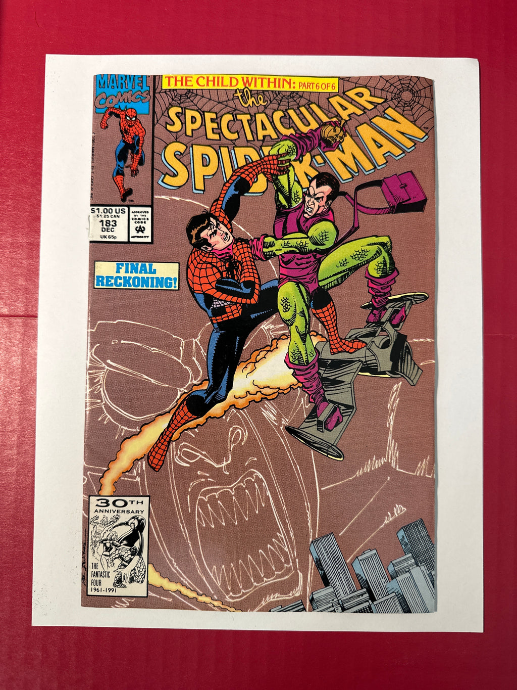 The Spectacular Spider-Man, Vol. 1 #183 (Marvel Comics 1991) Direct Edition by Ugly Monkey Comics