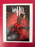 Lady HEL #1F (Dynamite Entertainment 2022) Black Blank Variant by Ugly Monkey Comics