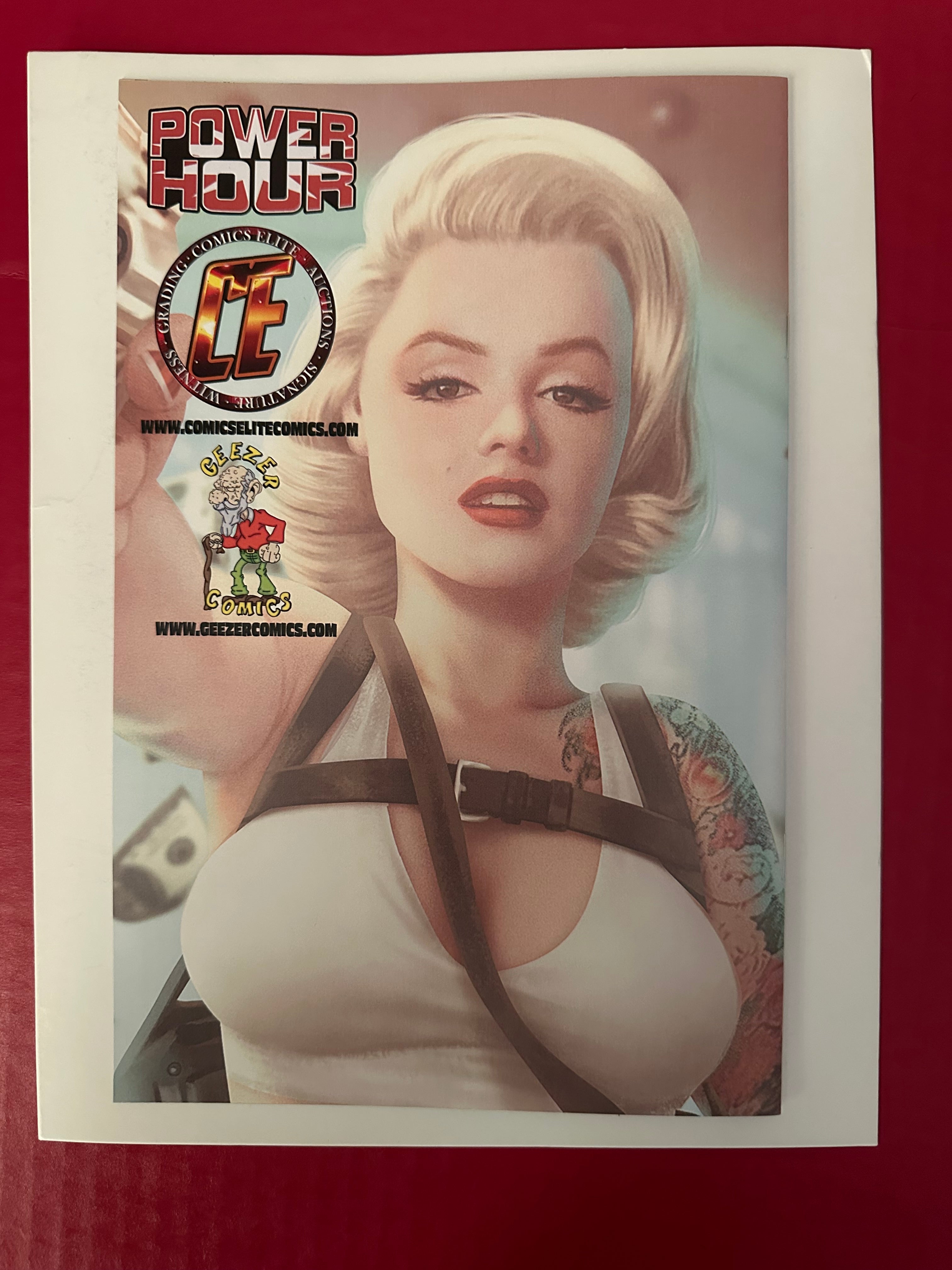 Power Hour #1EW (2022) Marilyn Monroe Gangster Sydney Augusto Exclusive Variant by Ugly Monkey Comics
