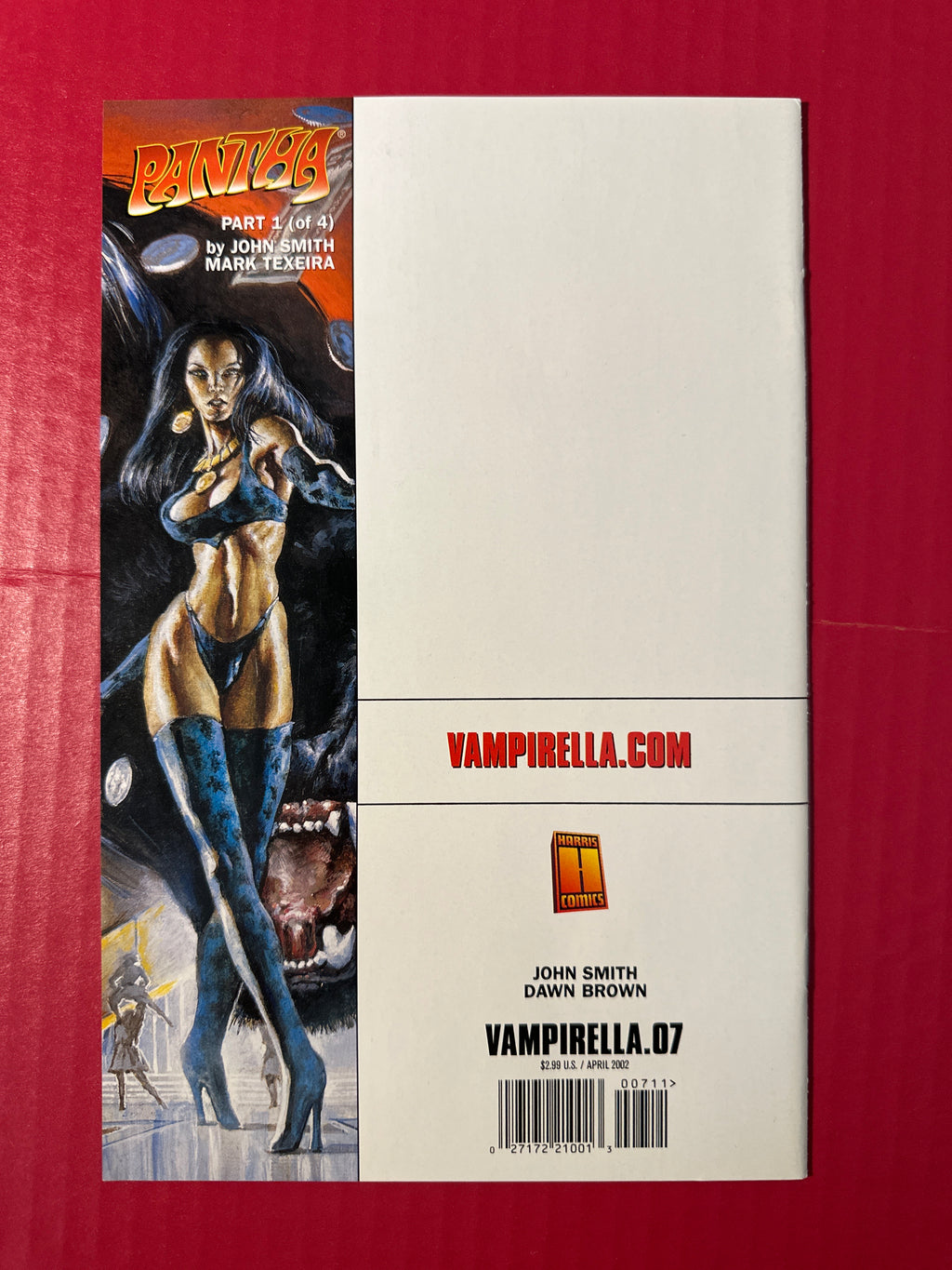 Vampirella, Vol. 3 #7 (Harris Comics 2002) by Ugly Monkey Comics