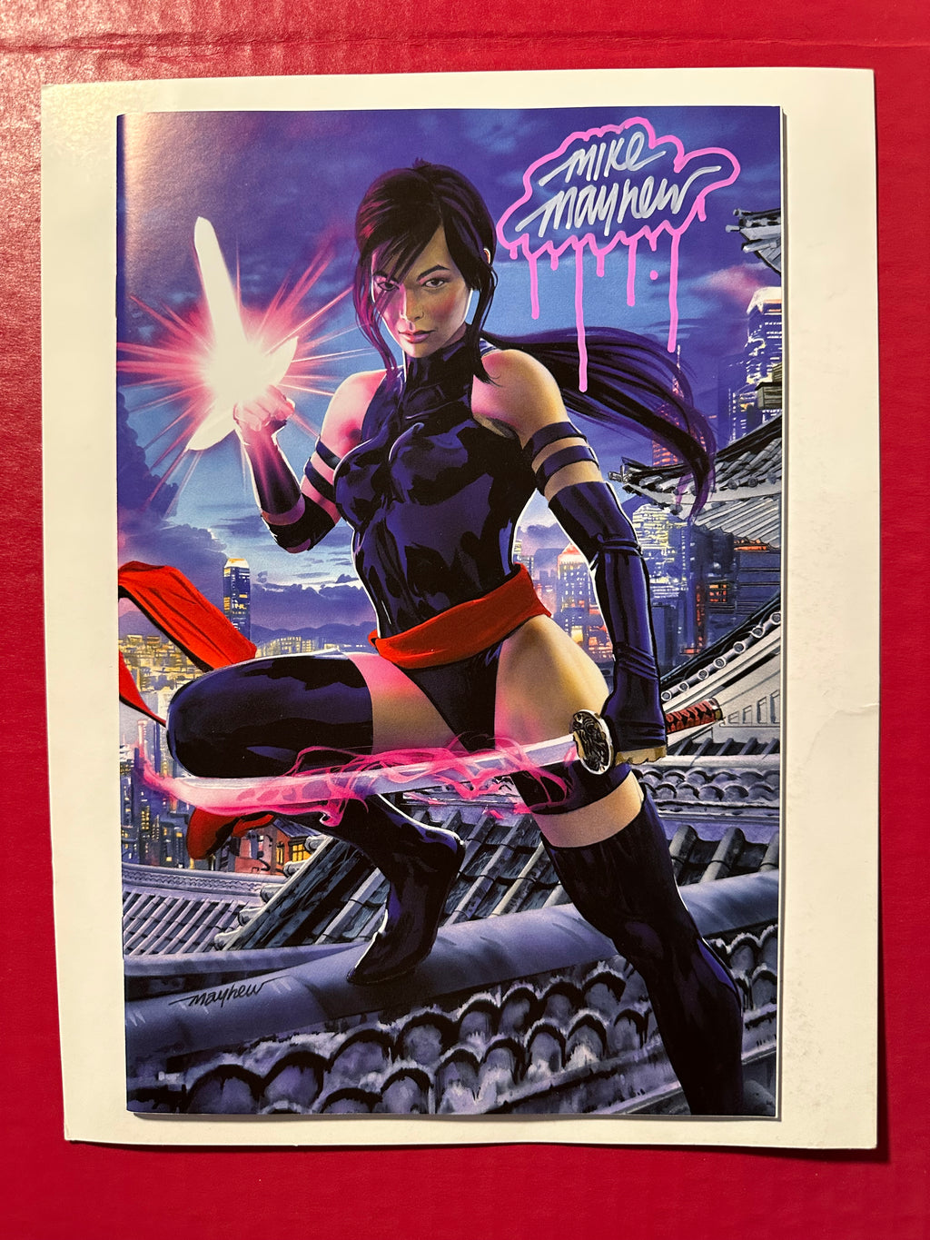 X-Men, Vol. 6 #1AK (2024) Signed Mike Mayhew Exclusive Virgin Variant by Ugly Monkey Comics