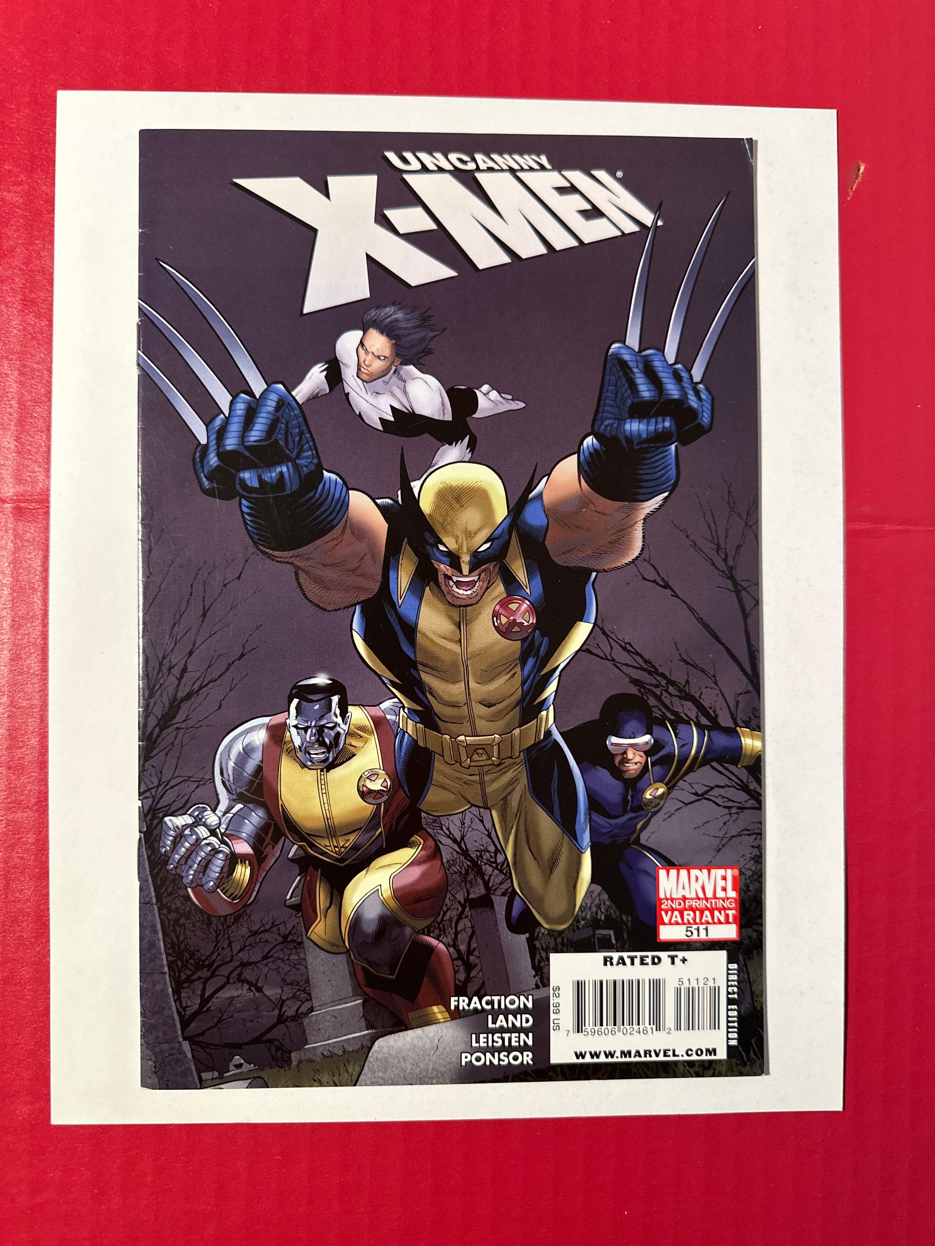 The Uncanny X-Men, Vol. 1 #511 (Marvel Comics 2009) 2nd Printing Greg Land by Ugly Monkey Comics