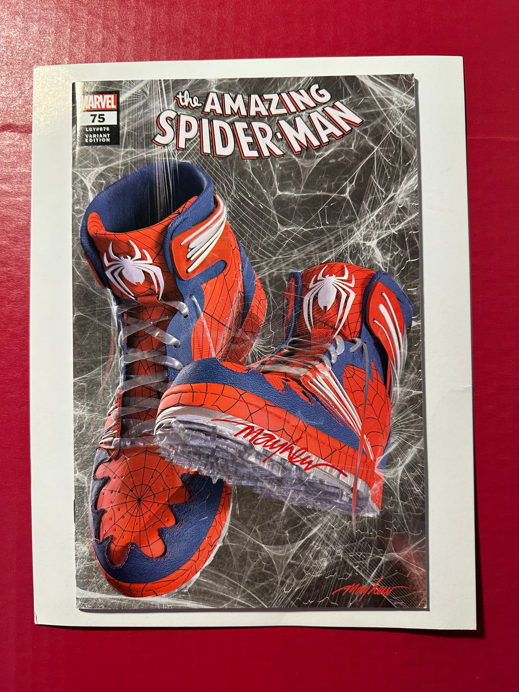 The Amazing Spider-Man, Vol. 5 #75 (2021) Exclusive Variant Signed by Mike Mayhew by Ugly Monkey Comics