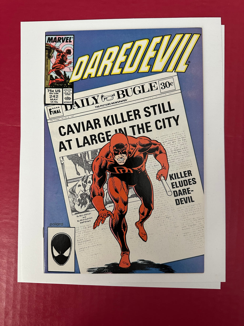 Daredevil, Vol. 1 #242A (1987) by Ugly Monkey Comics