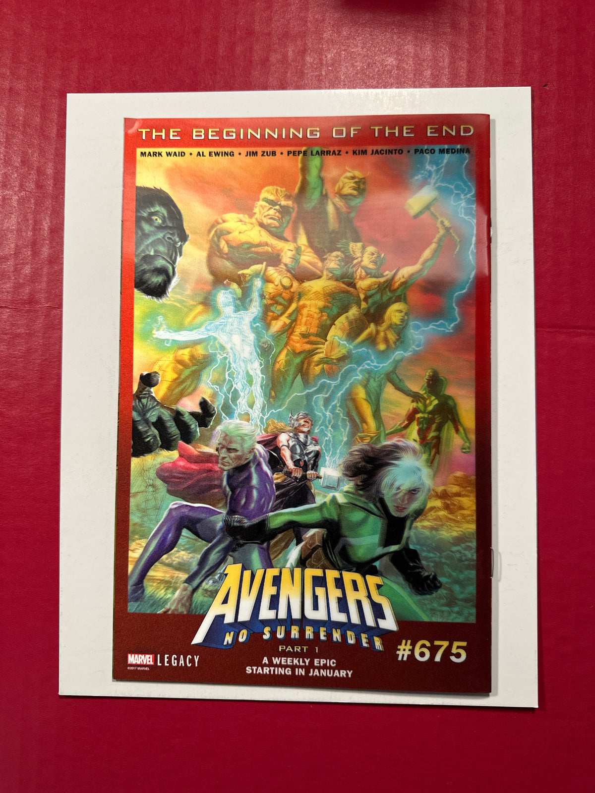 Iceman, Vol. 3 #6B (Marvel Comics 2017) Lenticular Variant Cover by Ugly Monkey Comics