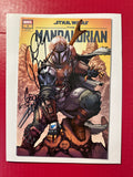 Star Wars: The Mandalorian #2 (2022) Key 1st full app. Grogu Triple Signed by Ugly Monkey Comics