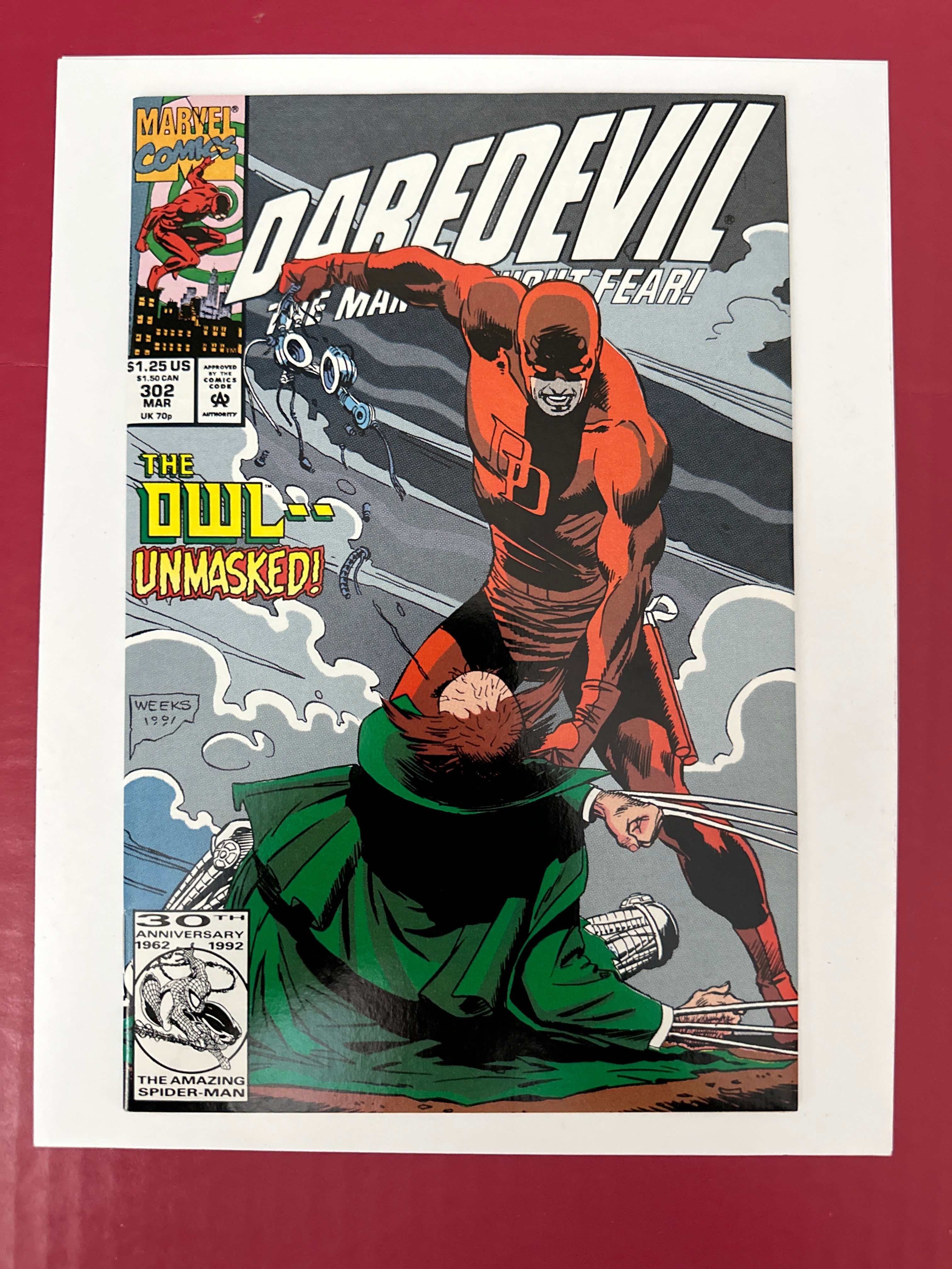 Daredevil, Vol. 1 #302A (1992) Direct Edition by Ugly Monkey Comics