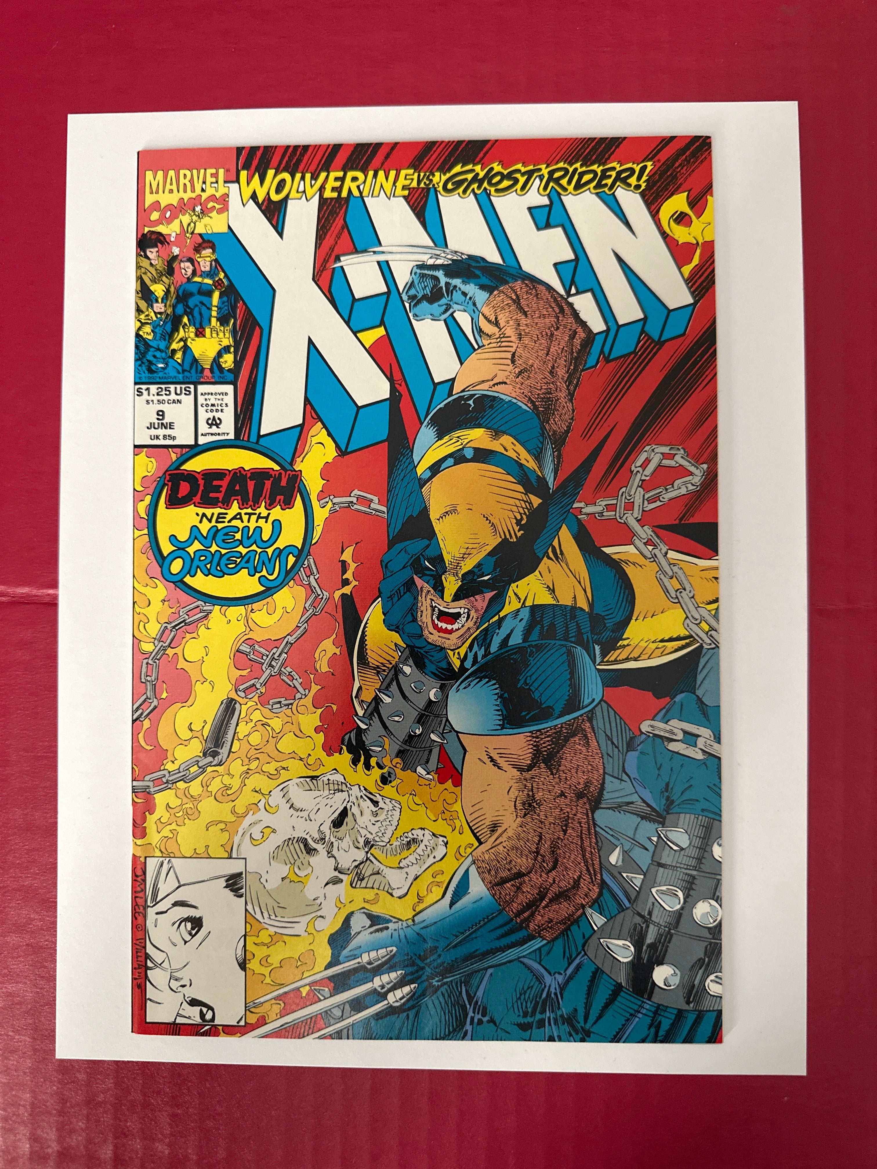 X-Men, Vol. 1 #9 (Marvel Comics 1992) Direct Edition by Ugly Monkey Comics