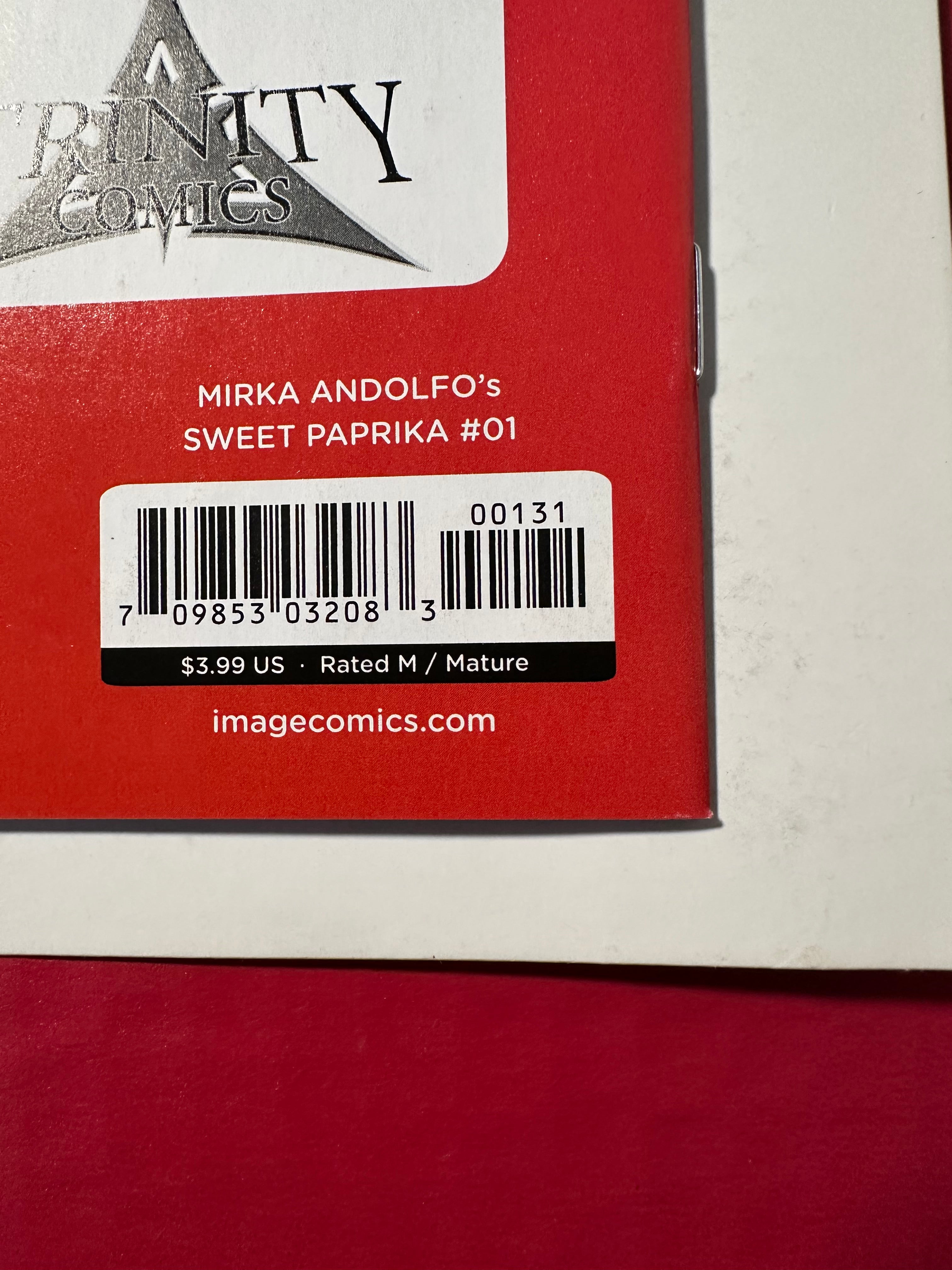 Mirka Andolfo's Sweet Paprika #1 (2021) Key Virgin Igor Lomov Variant by Ugly Monkey Comics
