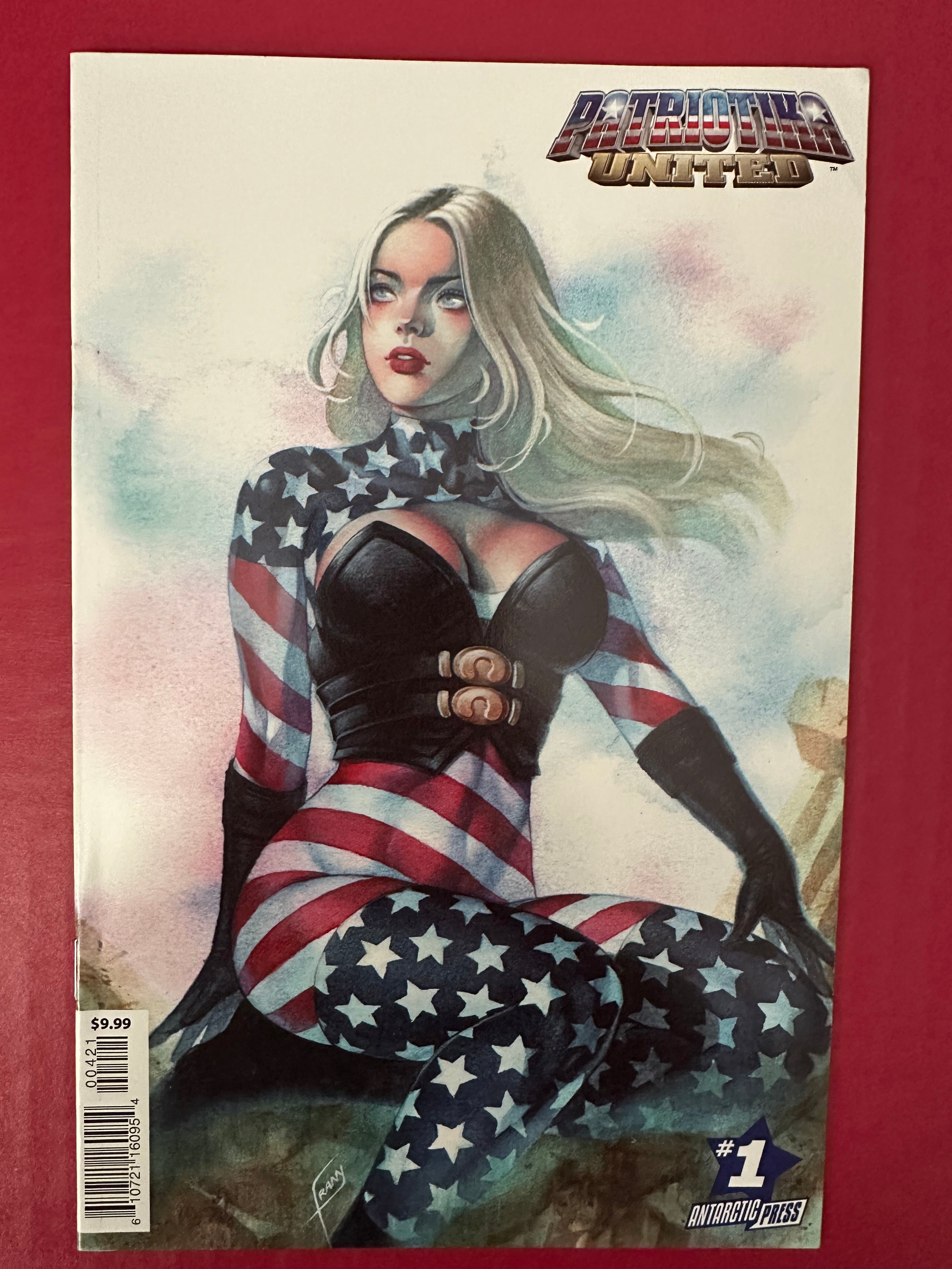 Patriotika United (Antartic Press) #1B (2021) by Ugly Monkey Comics