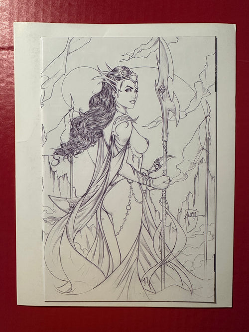 Dejah Thoris, Vol. 3 #1 Incentive Billy Tucci Tinted Virgin Sketch by Ugly Monkey Comics